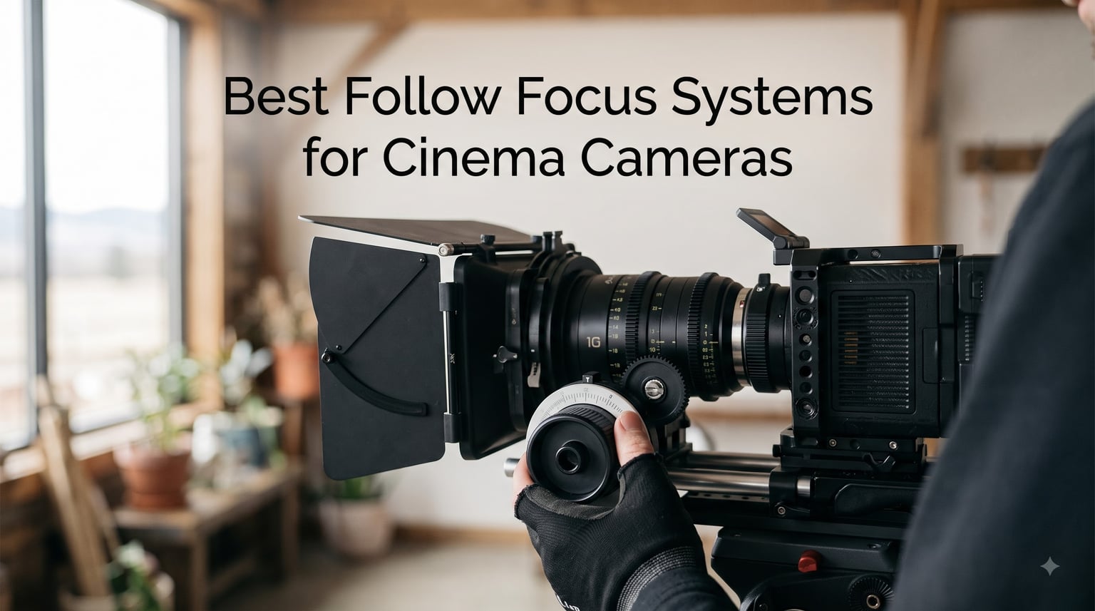 Best Follow Focus Systems for Cinema Cameras