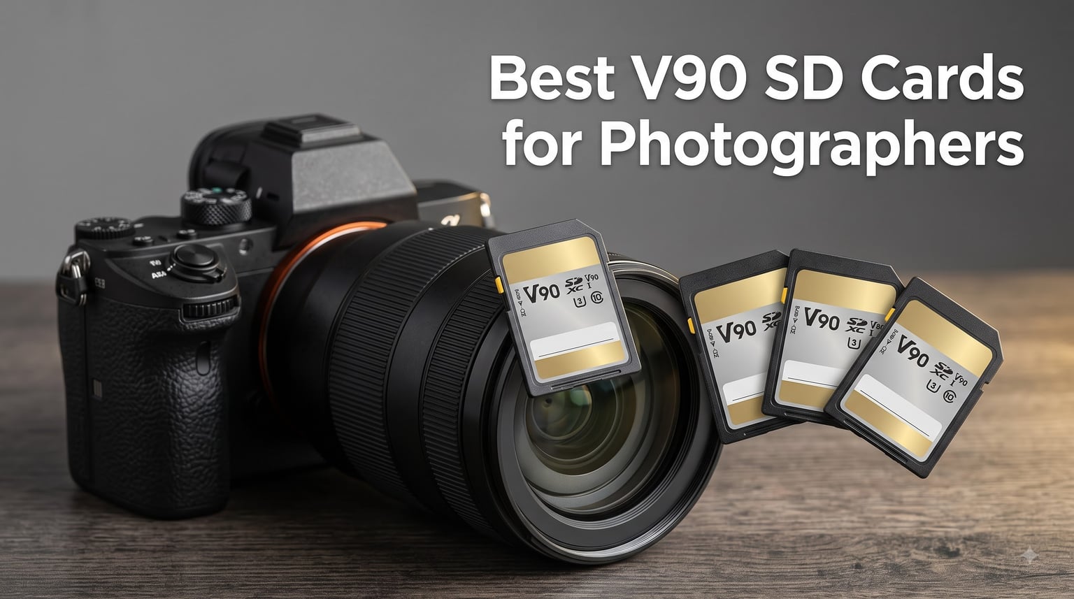 Best V90 SD Cards for Photographers