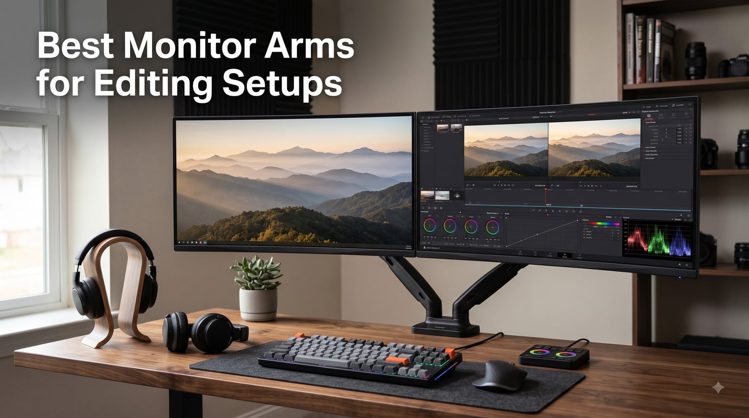Best Monitor Arms for Editing Setups