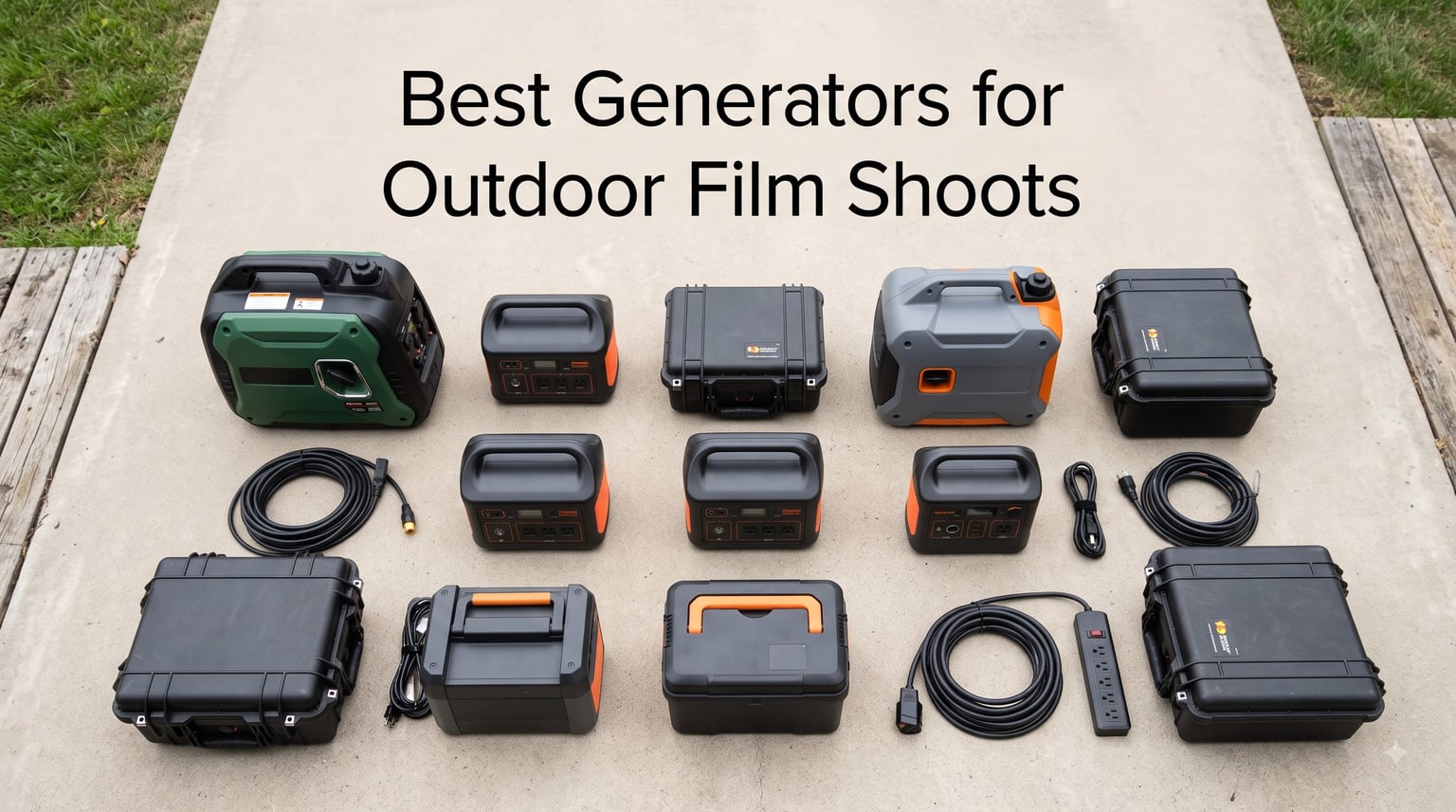 Best Generators for Outdoor Film Shoots