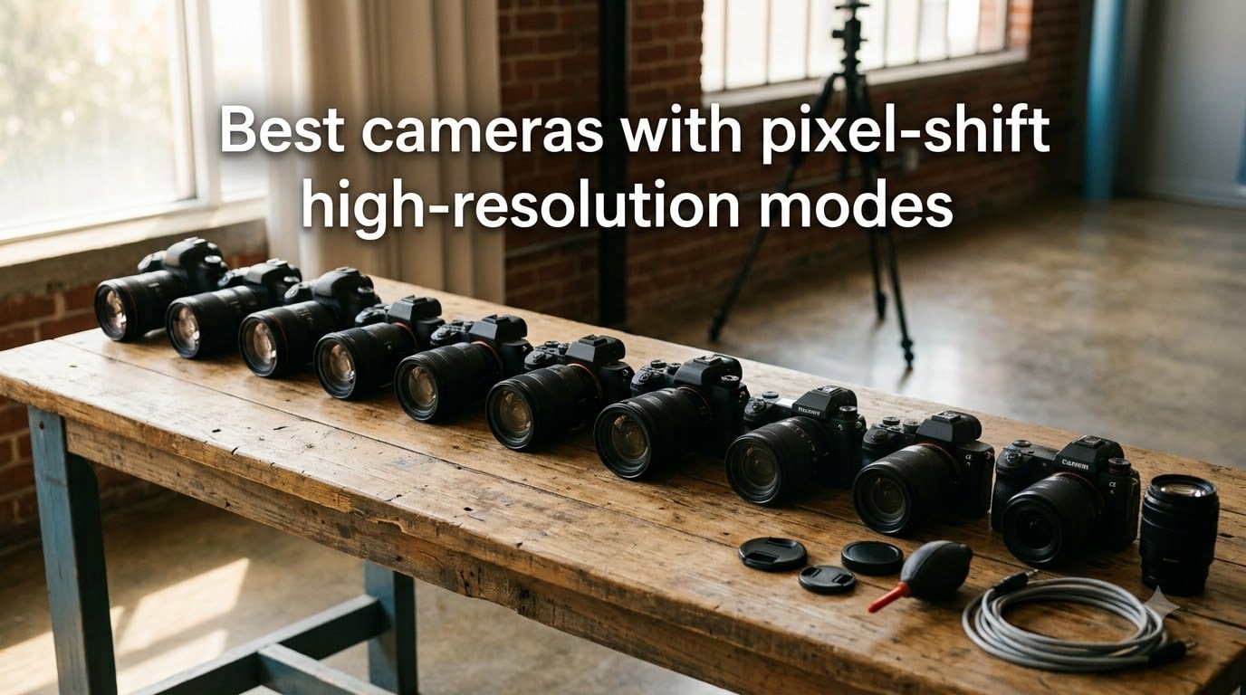 Best cameras with pixel-shift high-resolution modes
