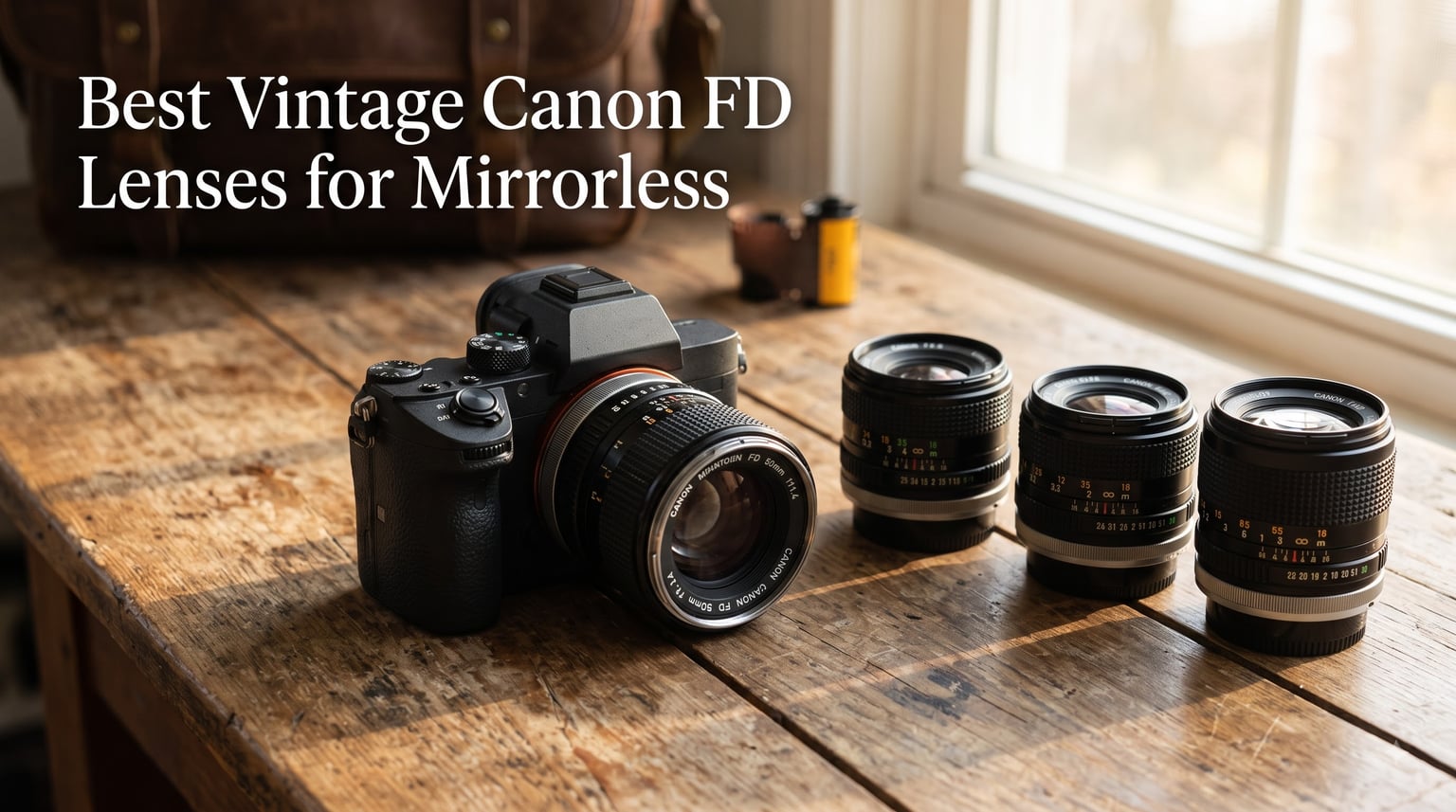 Best Vintage Canon FD Lenses for Mirrorless