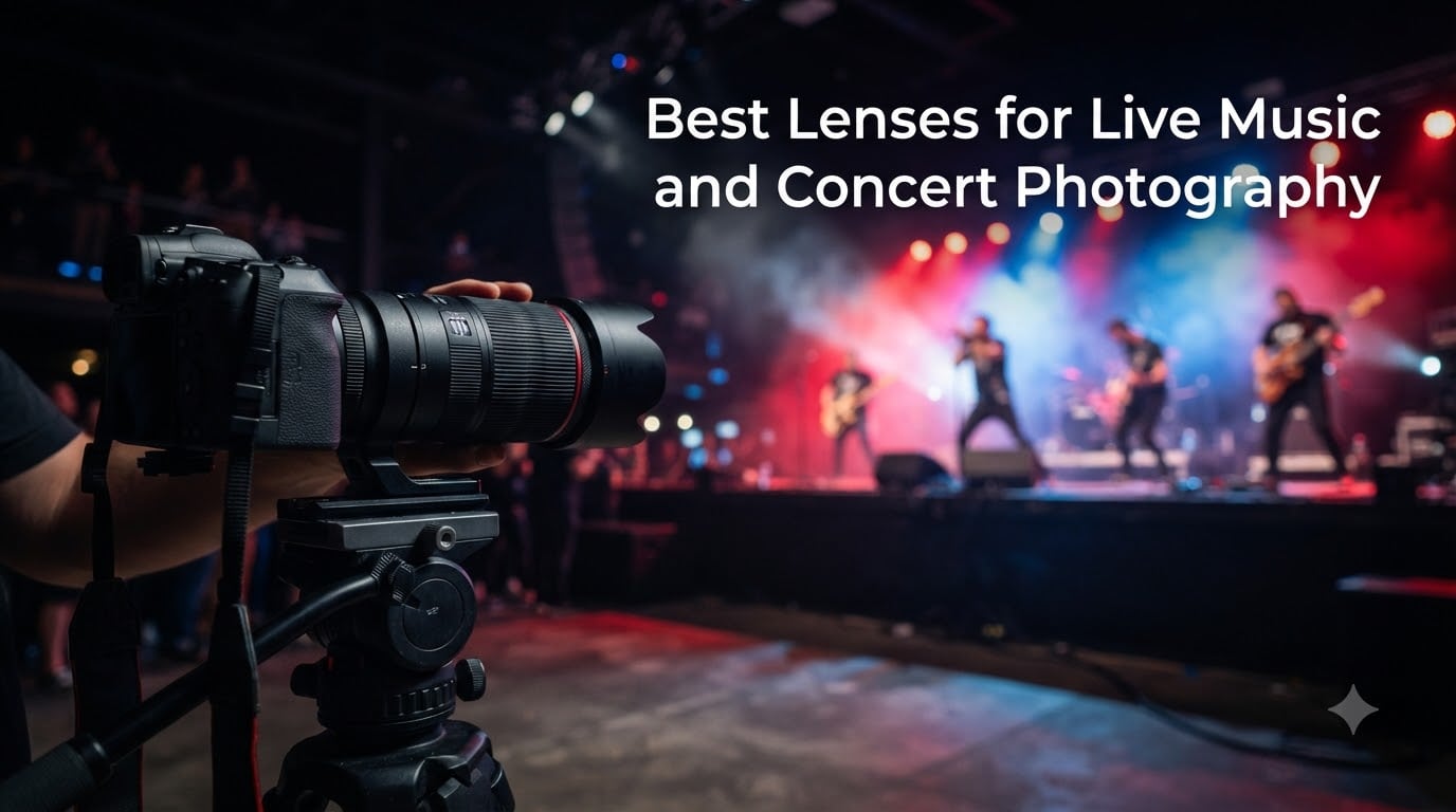 Best Lenses for Live Music and Concert Photography