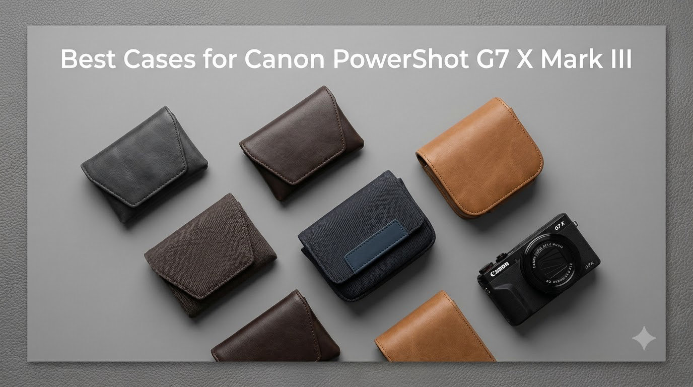 Best Cases for Canon PowerShot G7 X Mark III