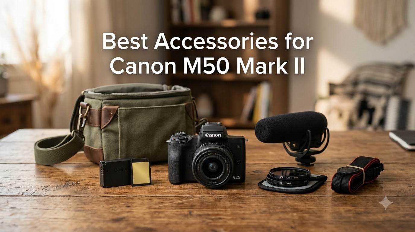 Best Accessories for Canon M50 Mark II