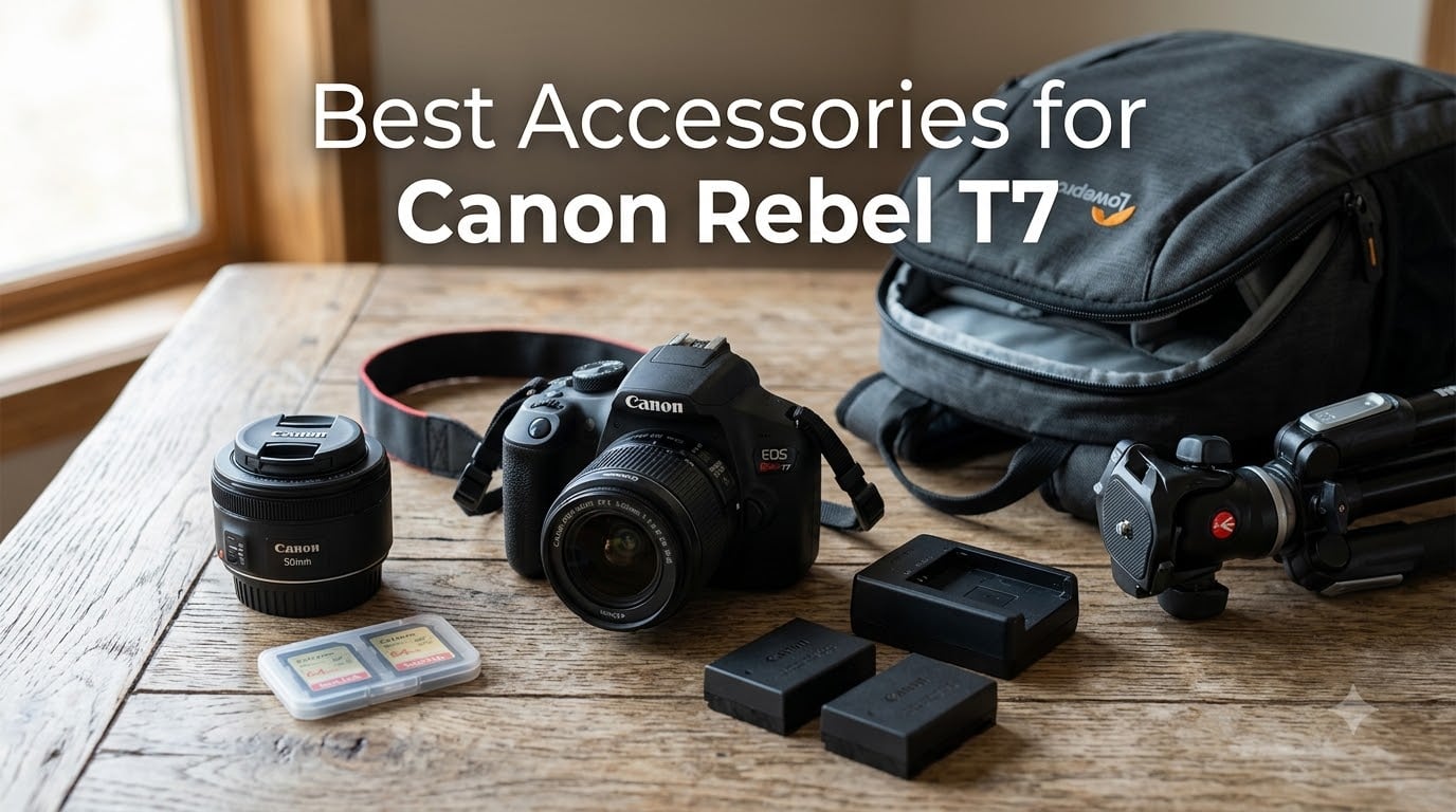 Best Accessories for Canon Rebel T7