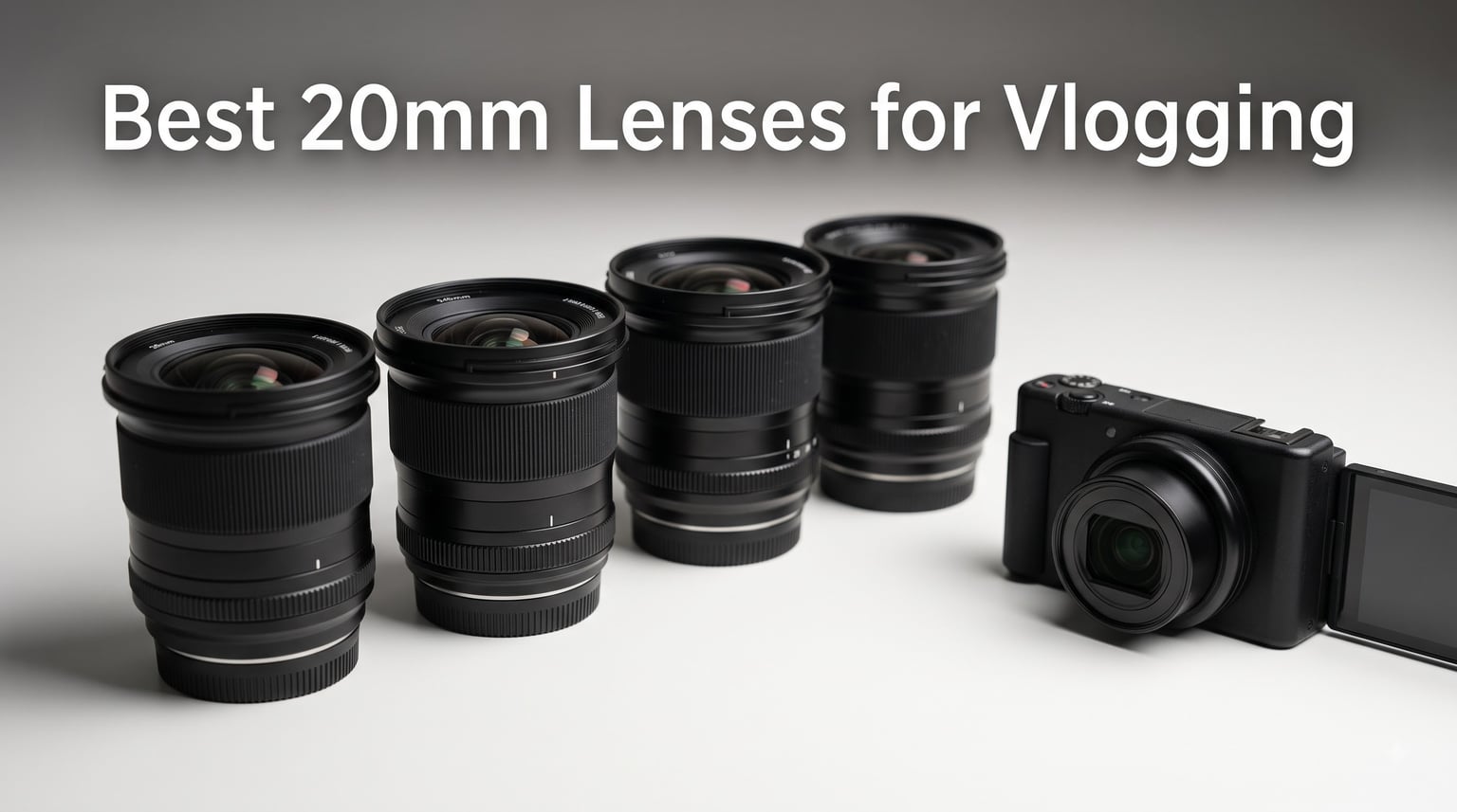 Best 20mm Lenses for Vlogging