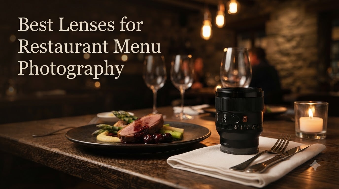 Best Lenses for Restaurant Menu Photography