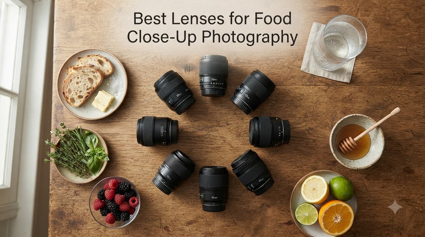Best Lenses for Food Close-Up Photography
