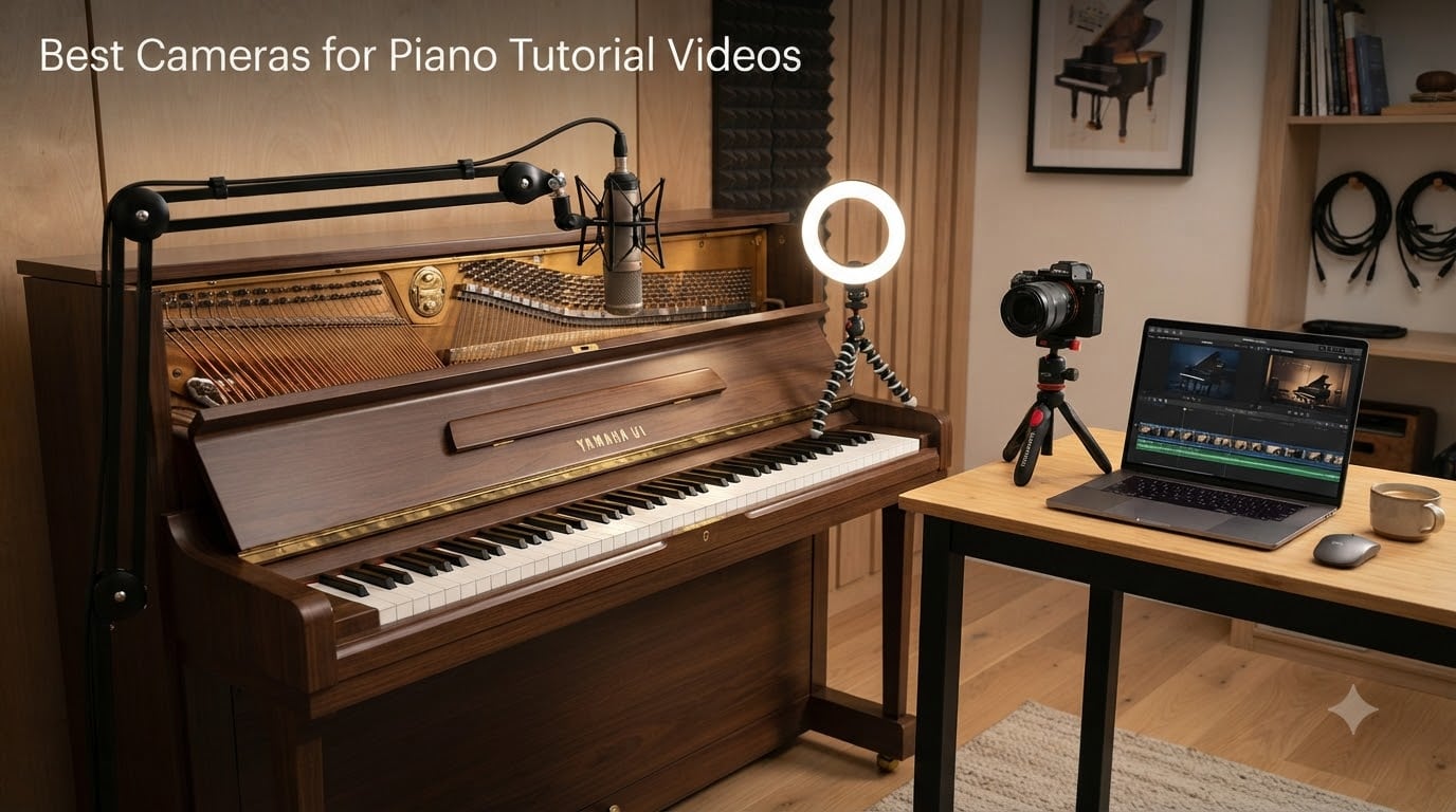 Best Cameras for Piano Tutorial Videos