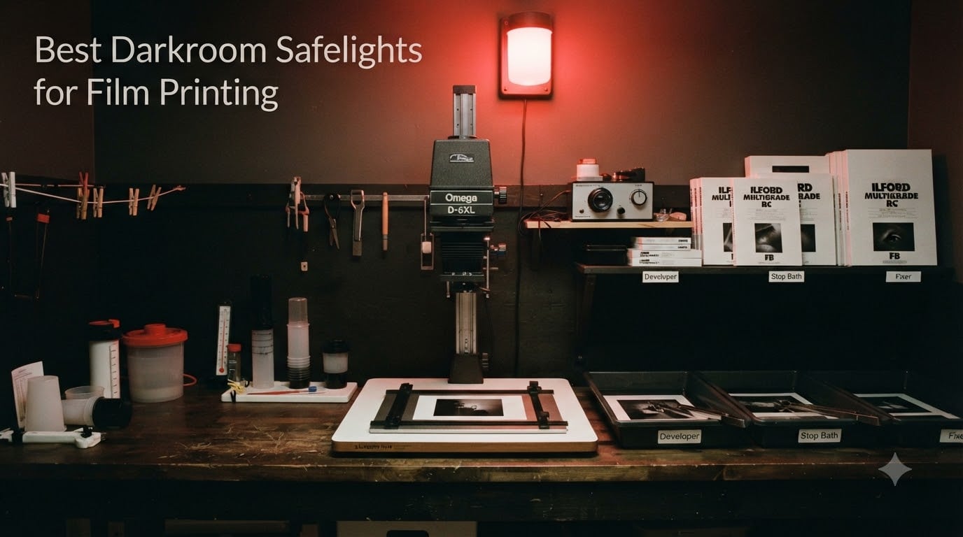 Best Darkroom Safelights for Film Printing