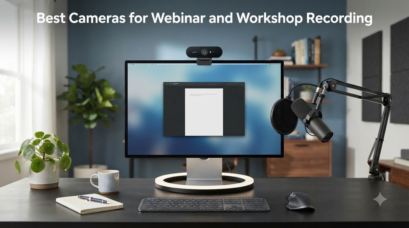 Best Cameras for Webinar and Workshop Recording