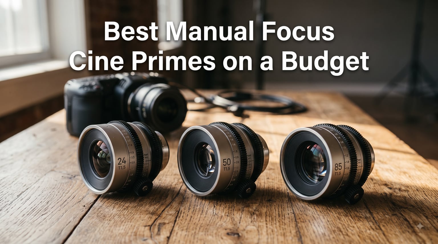 Best Manual Focus Cine Primes on a Budget