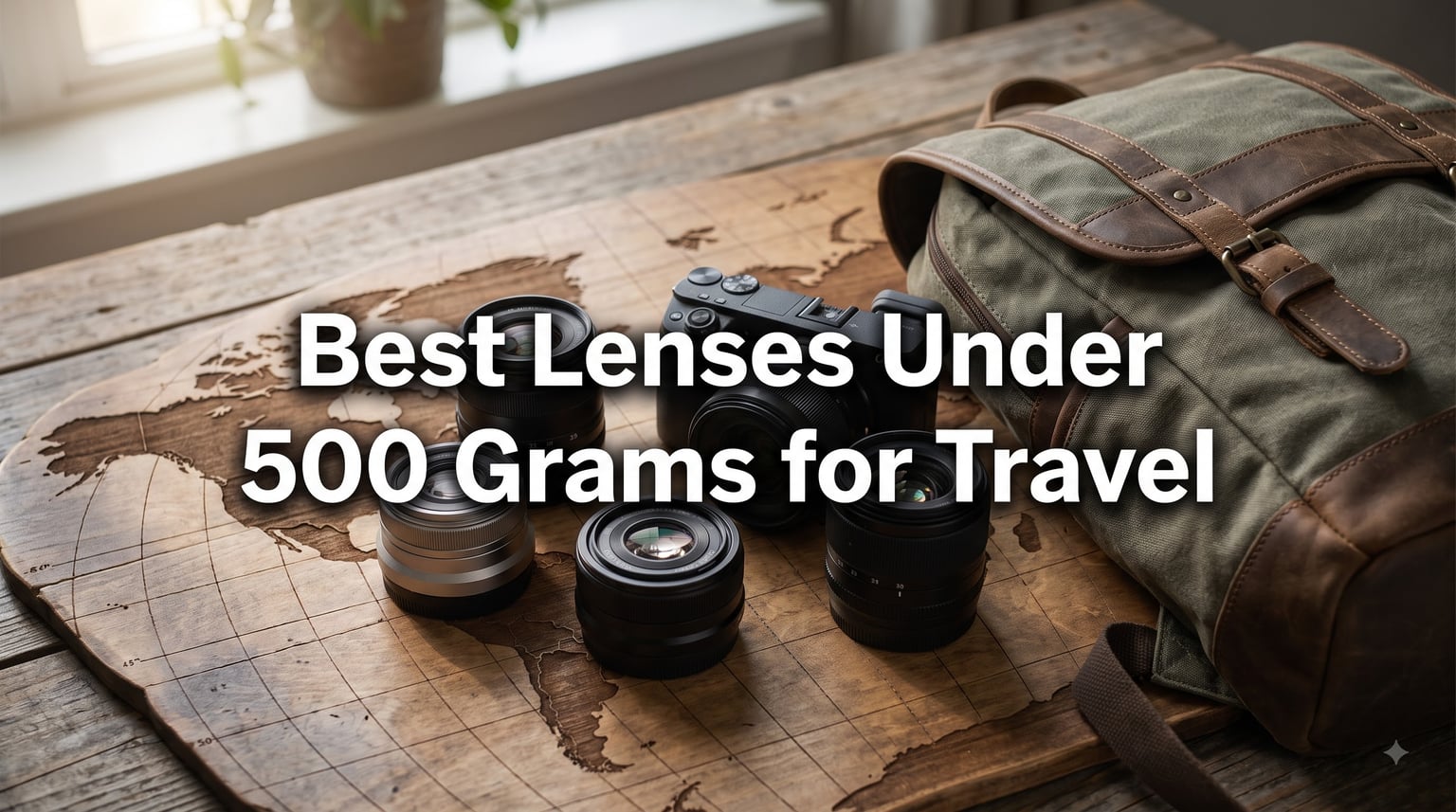 Best Lenses Under 500 Grams for Travel