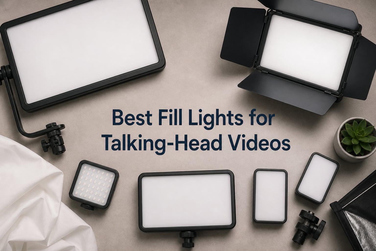 Best Fill Lights for Talking-Head Videos