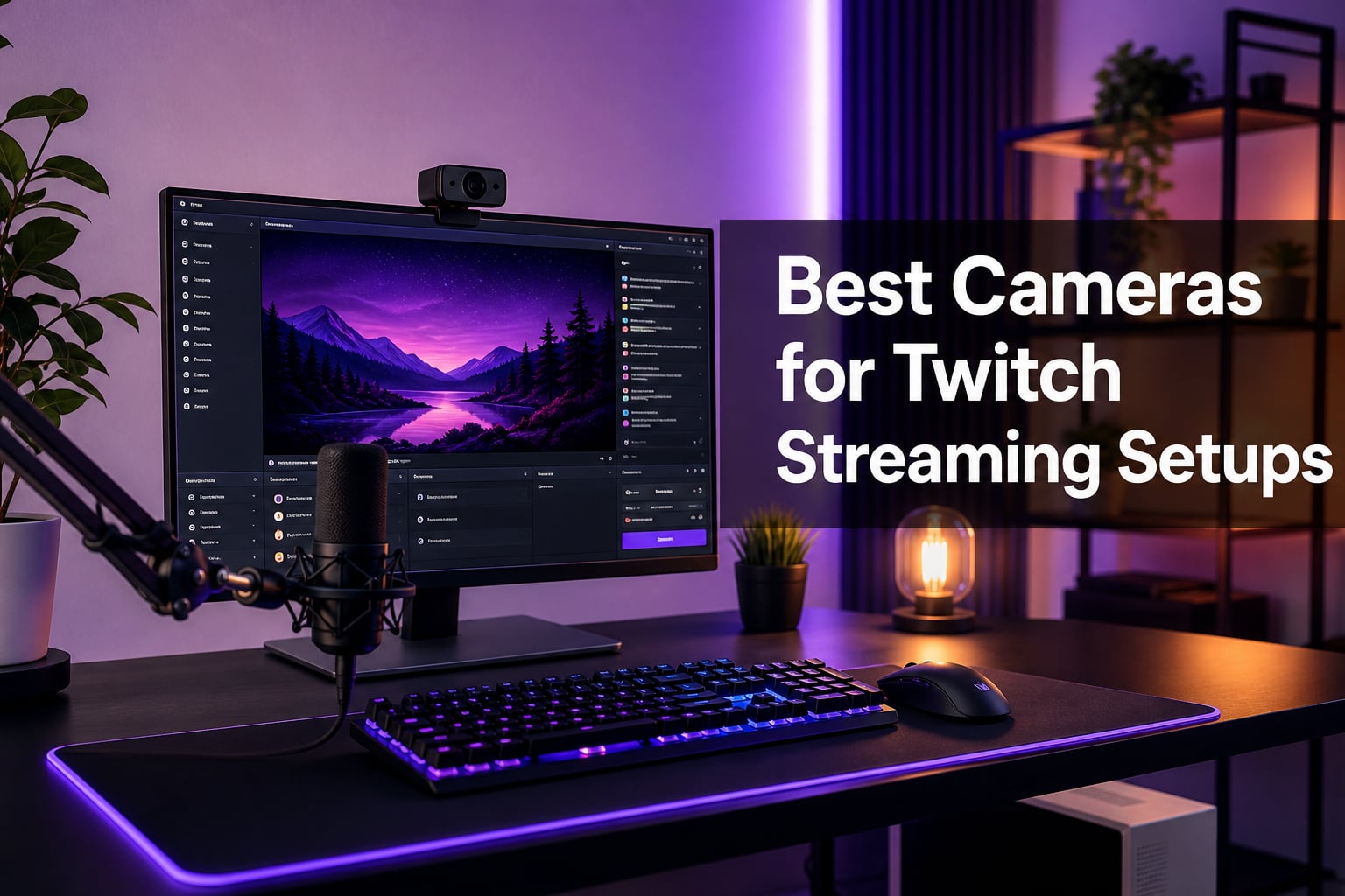 Best Cameras for Twitch Streaming Setups