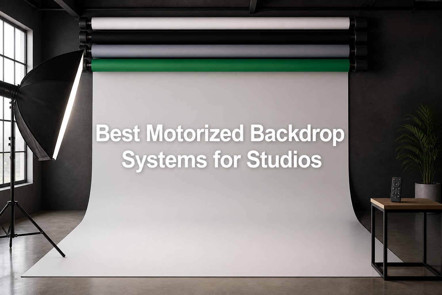 Best Motorized Backdrop Systems for Studios