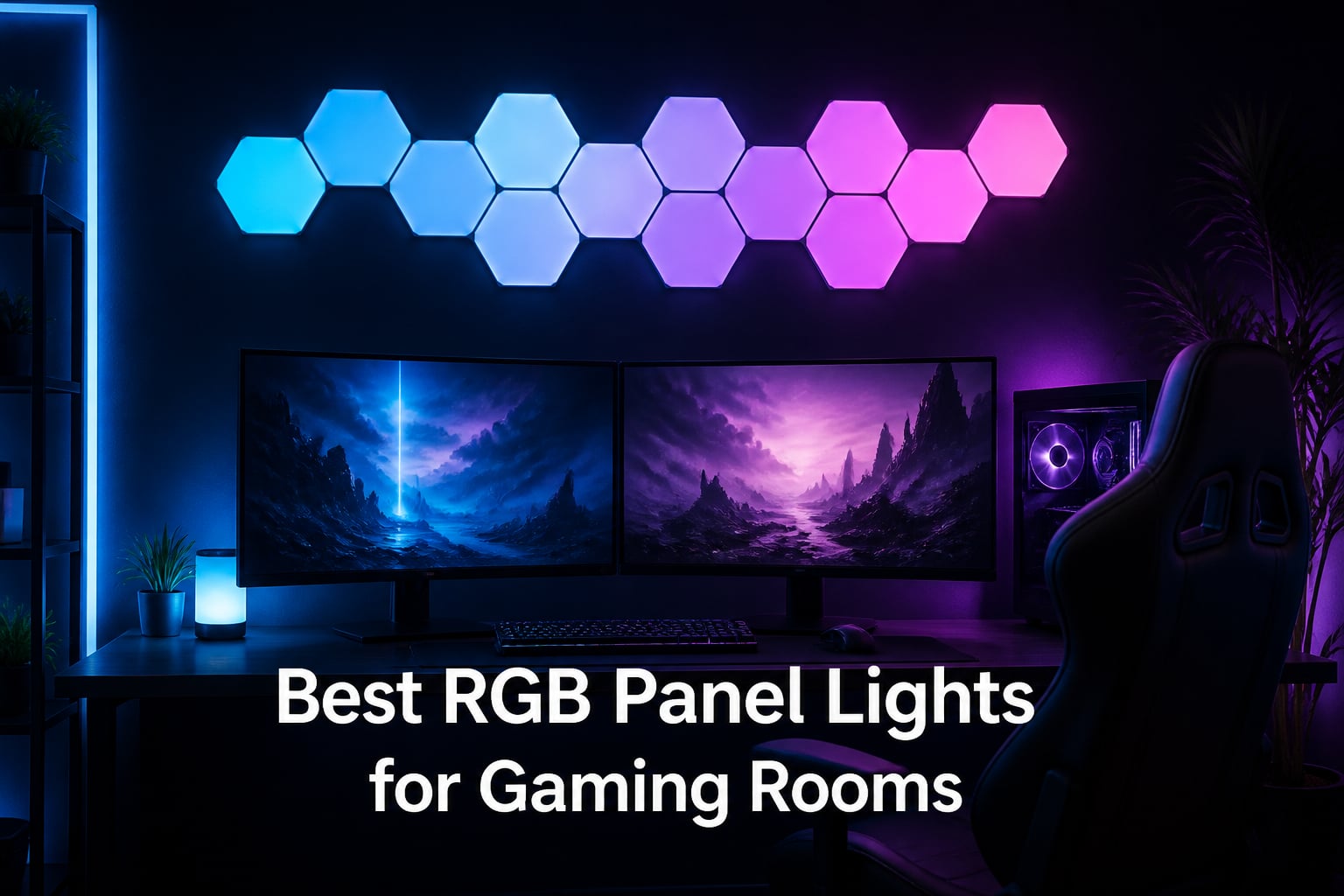 Best RGB Panel Lights for Gaming Rooms