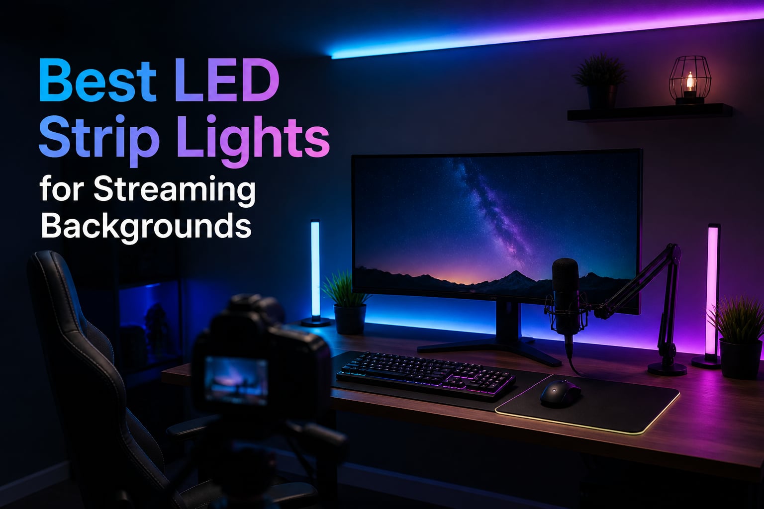 Best LED Strip Lights for Streaming Backgrounds