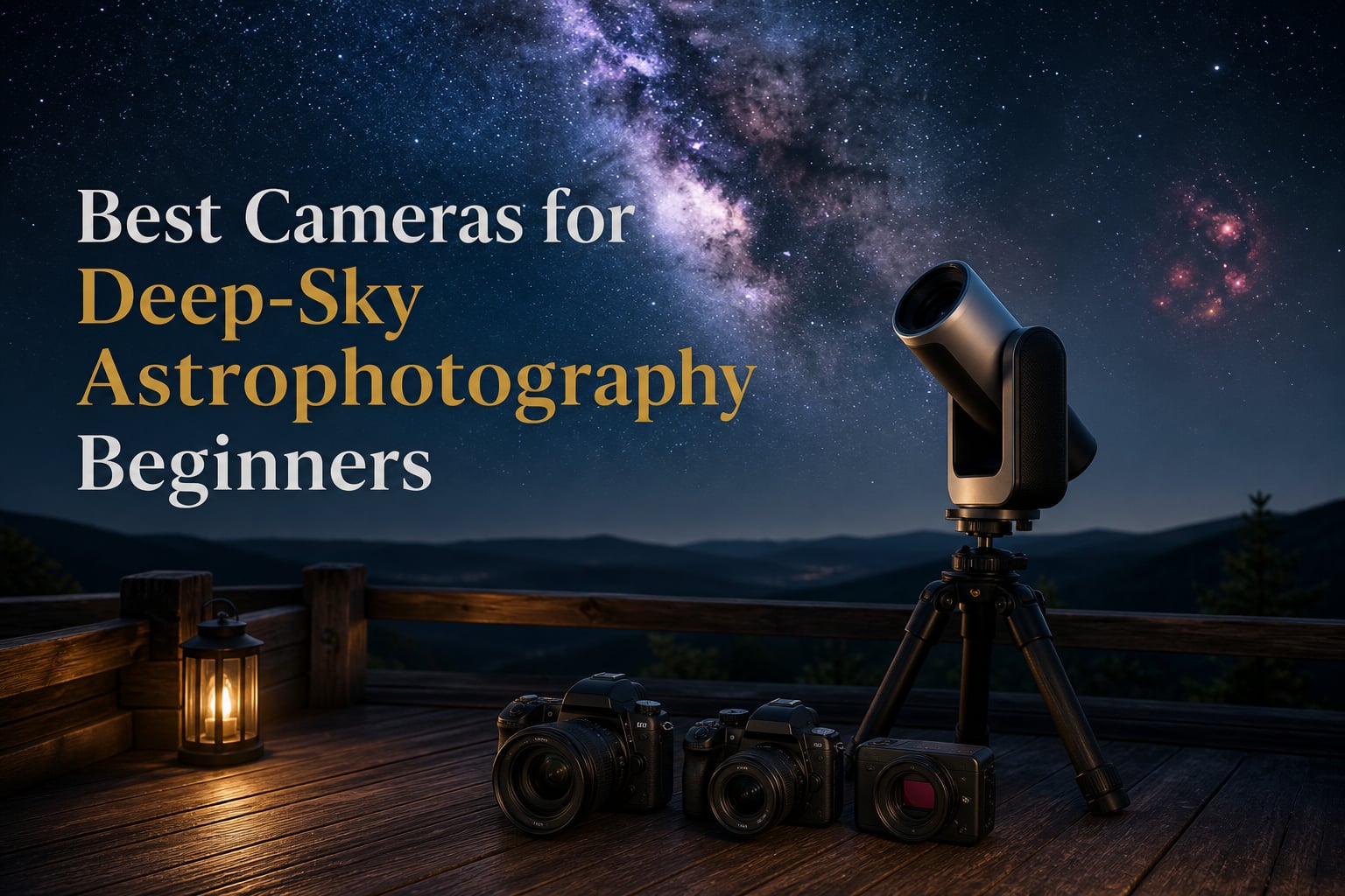Best Cameras for Deep-Sky Astrophotography Beginners