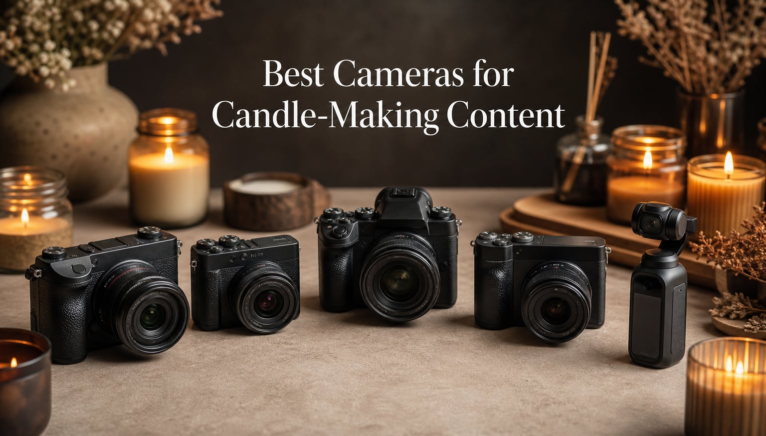 Best Cameras for Candle-Making Content
