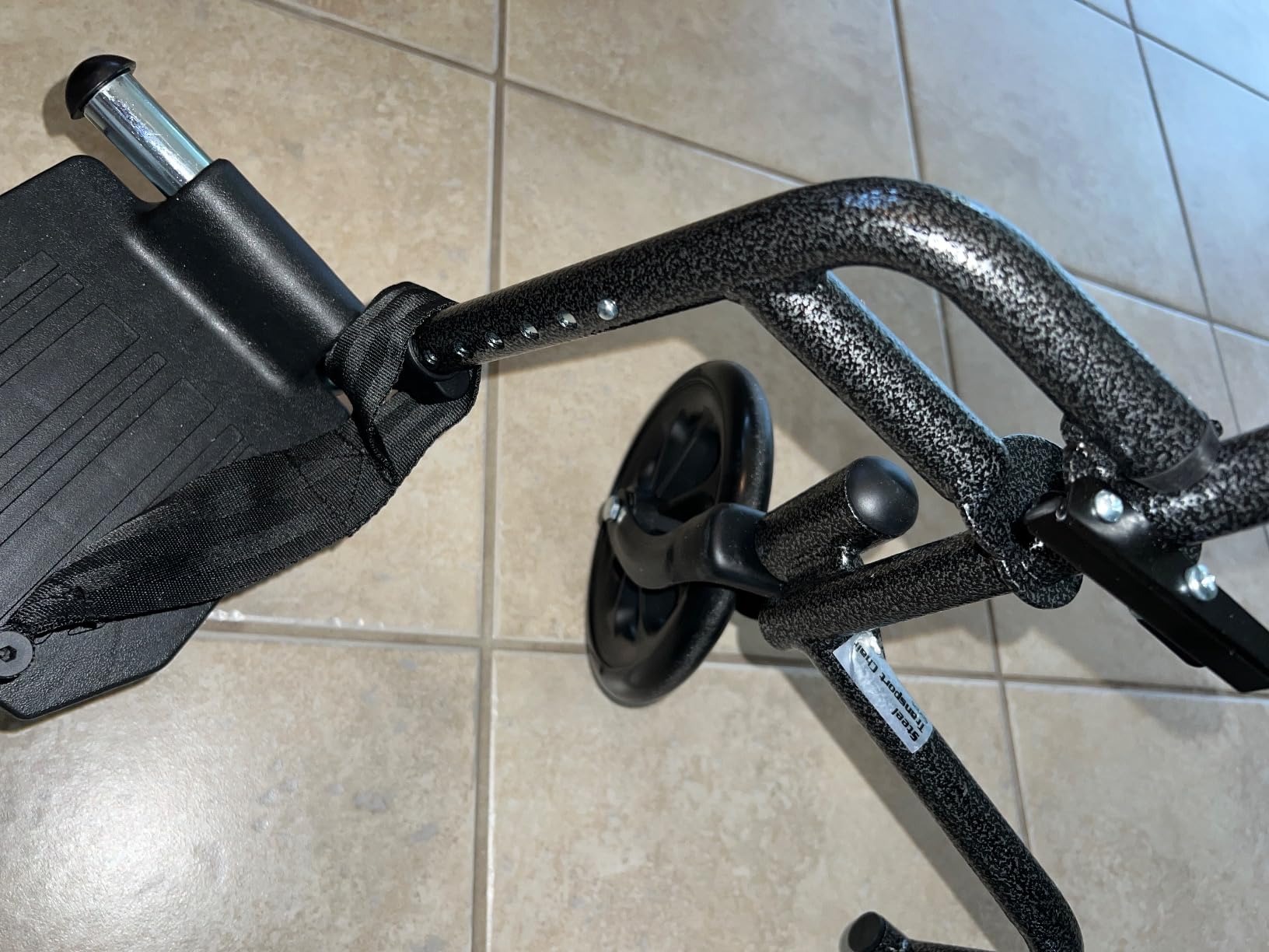 Drive Medical Folding Transport Wheelchair, Swing-Away Footrest, Silver customer photo 1