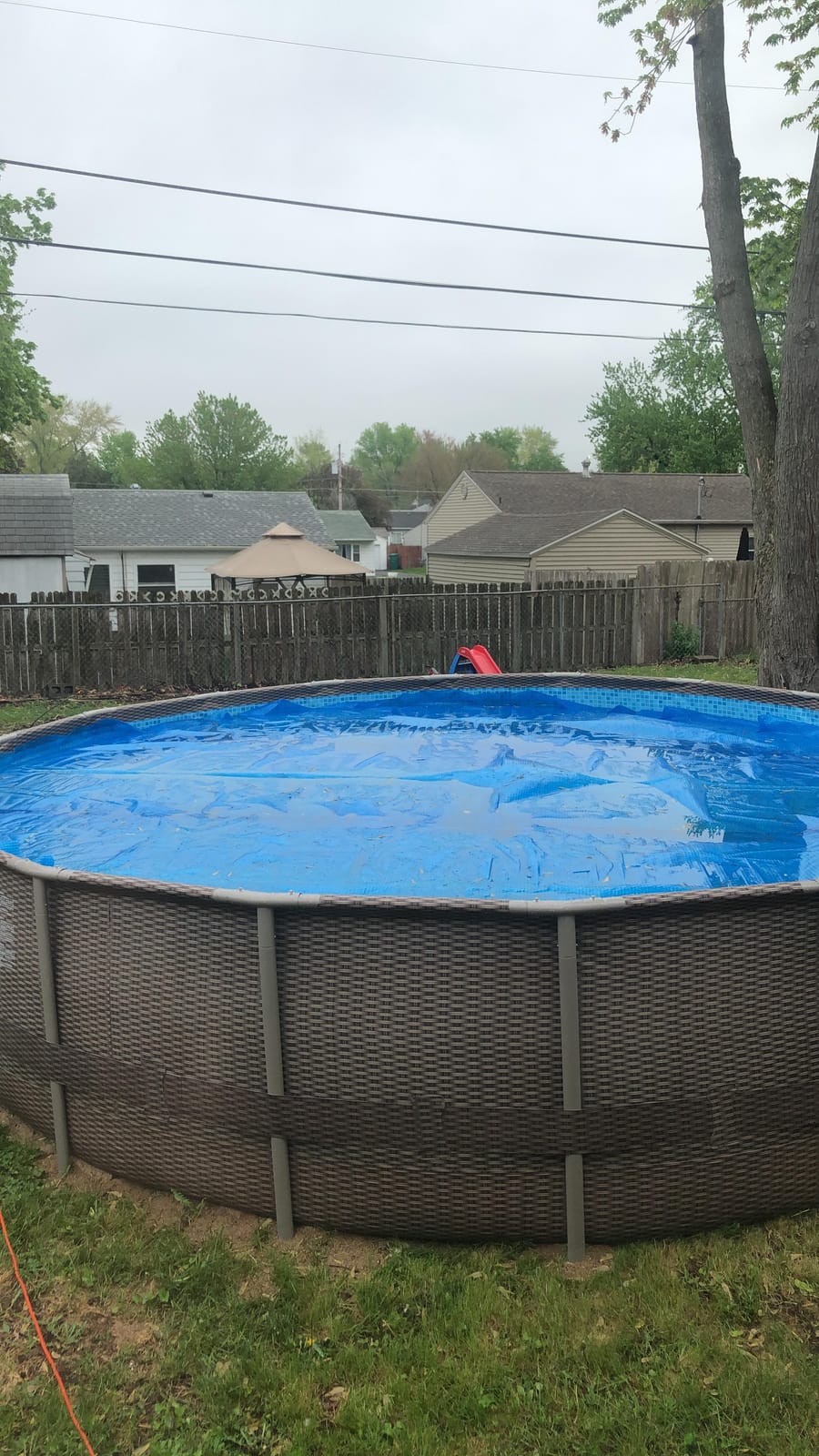 Blue Wave 18-ft Round Solar Pool Cover 8-Mil Blue – Solar Cover for Above Ground Pool, Thermal Bubble Blanket for Heat Retention & Reduced Evaporation customer photo 1