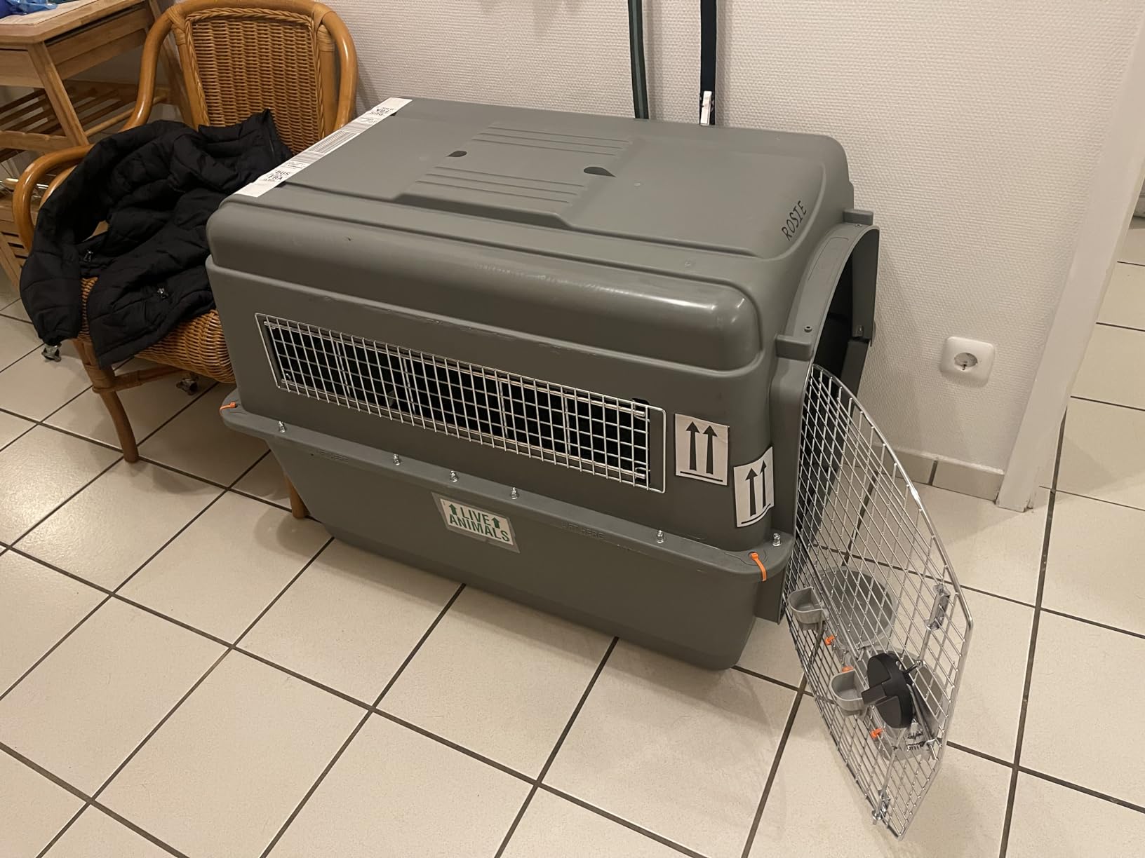 Petmate Sky Kennel for Air Travel, 48in Dog Crate for Pets 90 to 125lbs customer photo 1