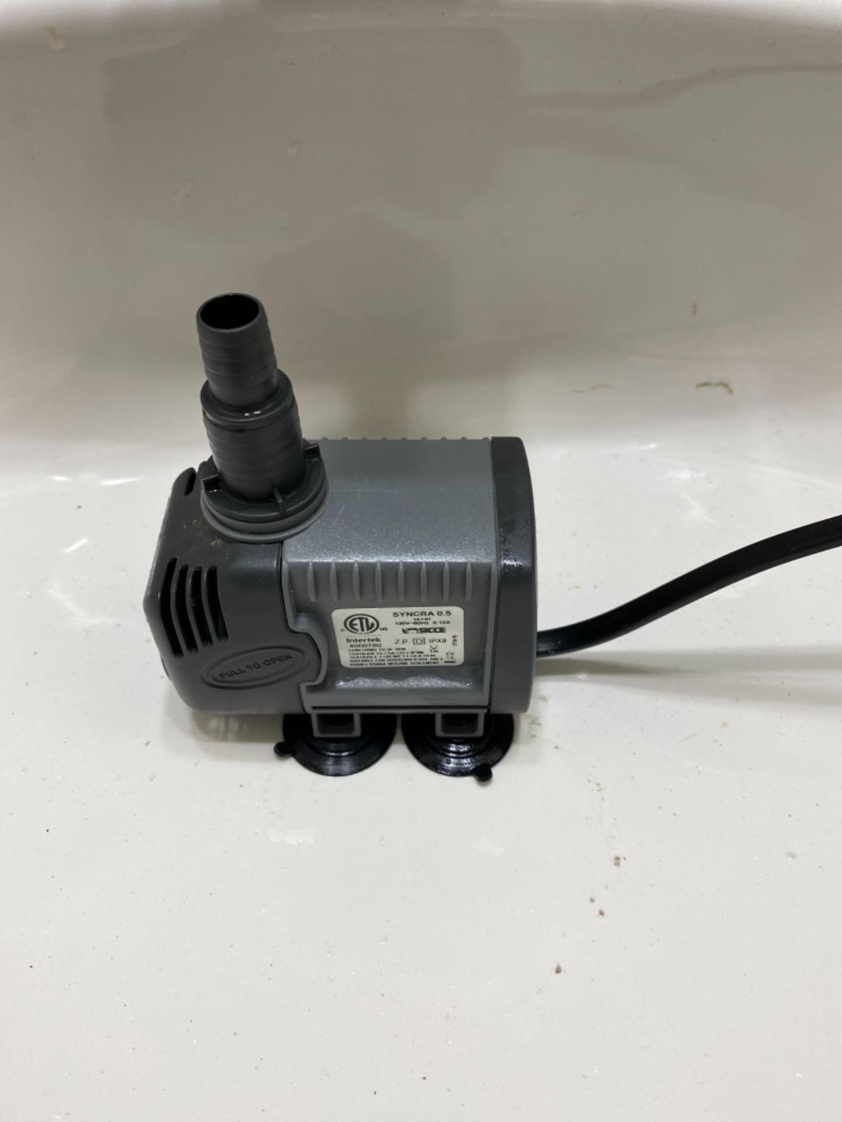 SICCE Syncra Silent 0.5 Multifunction 185 GPH Submersible Water Pump | Italian Made 8W Ultra Quiet Durable for Aquarium Fish Tank, Fountain, Pond, Hydroponics, Terrarium Black | Freshwater & Saltwater customer photo 2