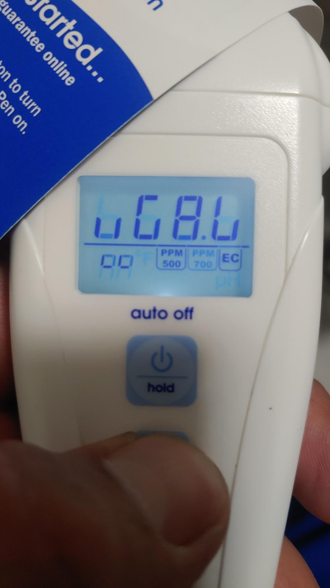 Bluelab PENCON Conductivity Pen and Digital TDS Meter, Water Tester for Temperature and Nutrient (CF, EC, PPM 500, PPM 700), TDS Testing Kit for Hydroponic System and Indoor Plant Grow customer photo 1