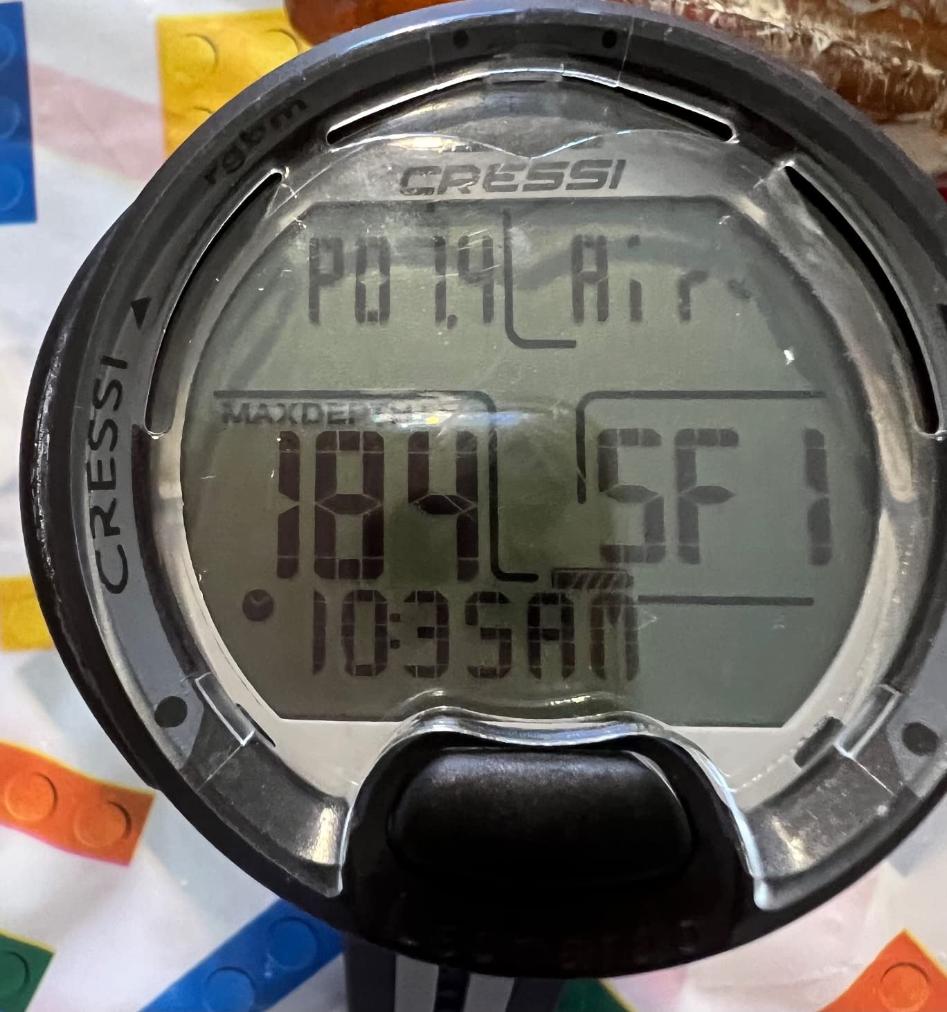CRESSI Leonardo 2.0 G2 Dive Watch, One-Button Air Nitrox Gauge, White/Black customer photo 1