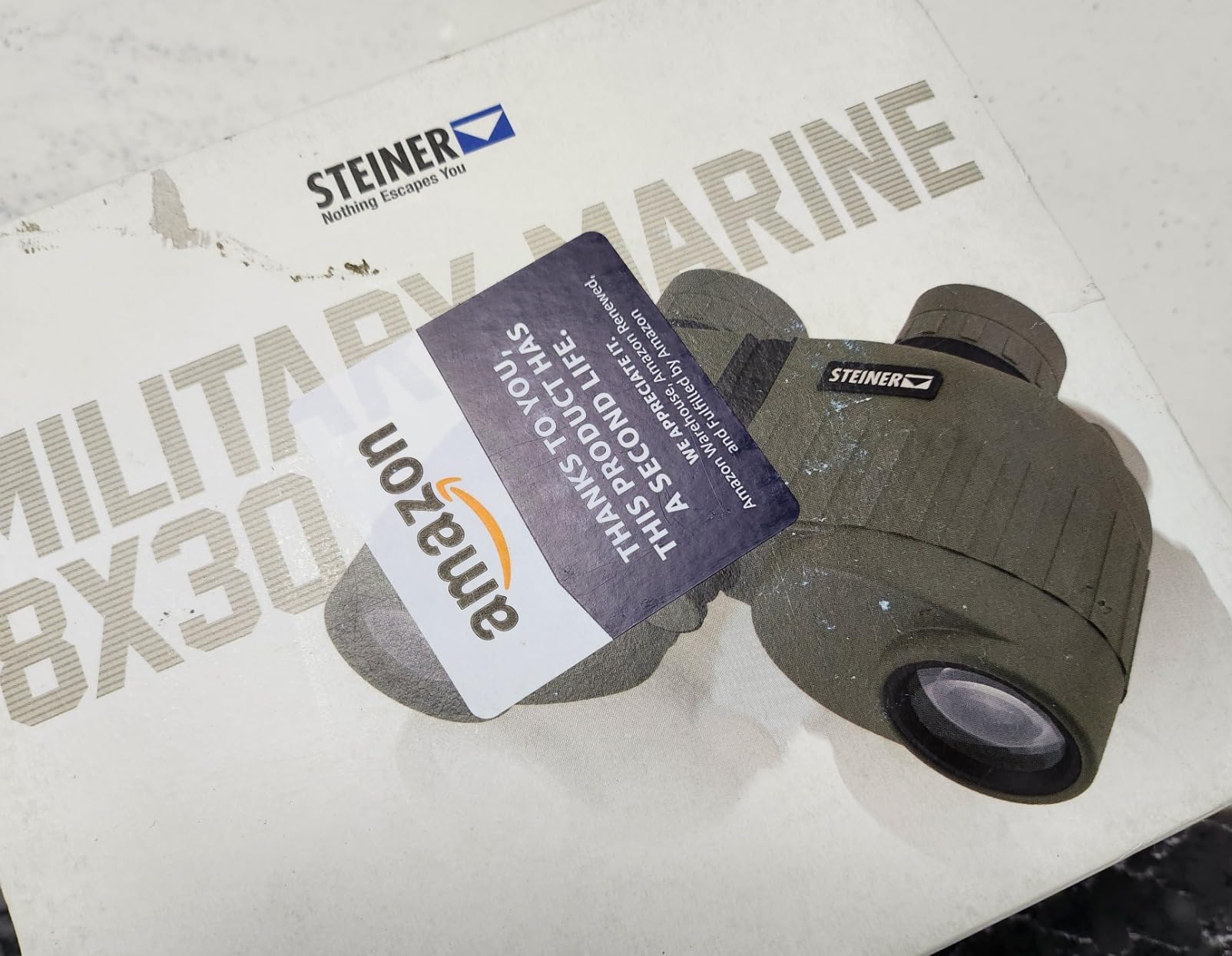 Steiner Military-Marine 8x30 Binoculars – Professional Grade High-Contrast Optics with Sports-Auto-Focus, Floating Prism Shock Absorption, and Heritage Warranty customer photo 1