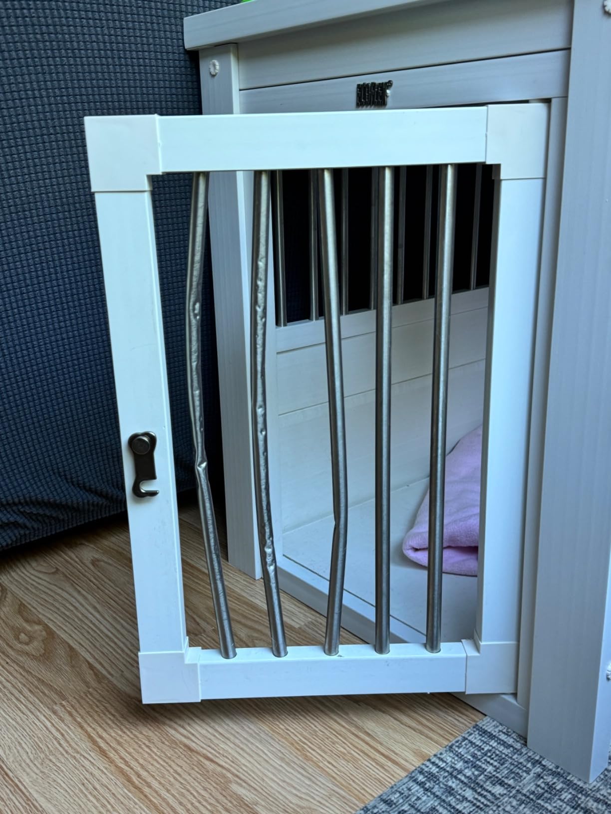 New Age Pet® ECOFLEX® Medium Furniture Style Dog Crate & End Table, Brown customer photo 1
