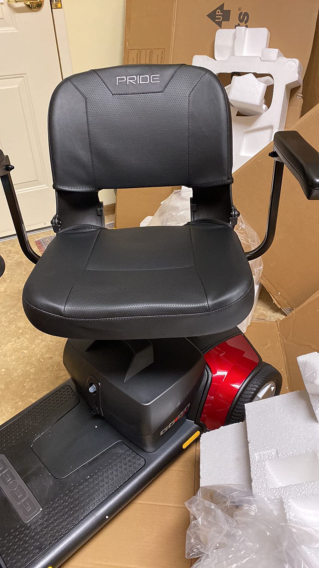 Pride Mobility S74 Go-Go Sport 4-Wheel Electric Mobility Scooter for Adults with Free Challenger Mobility Accessory customer photo 2