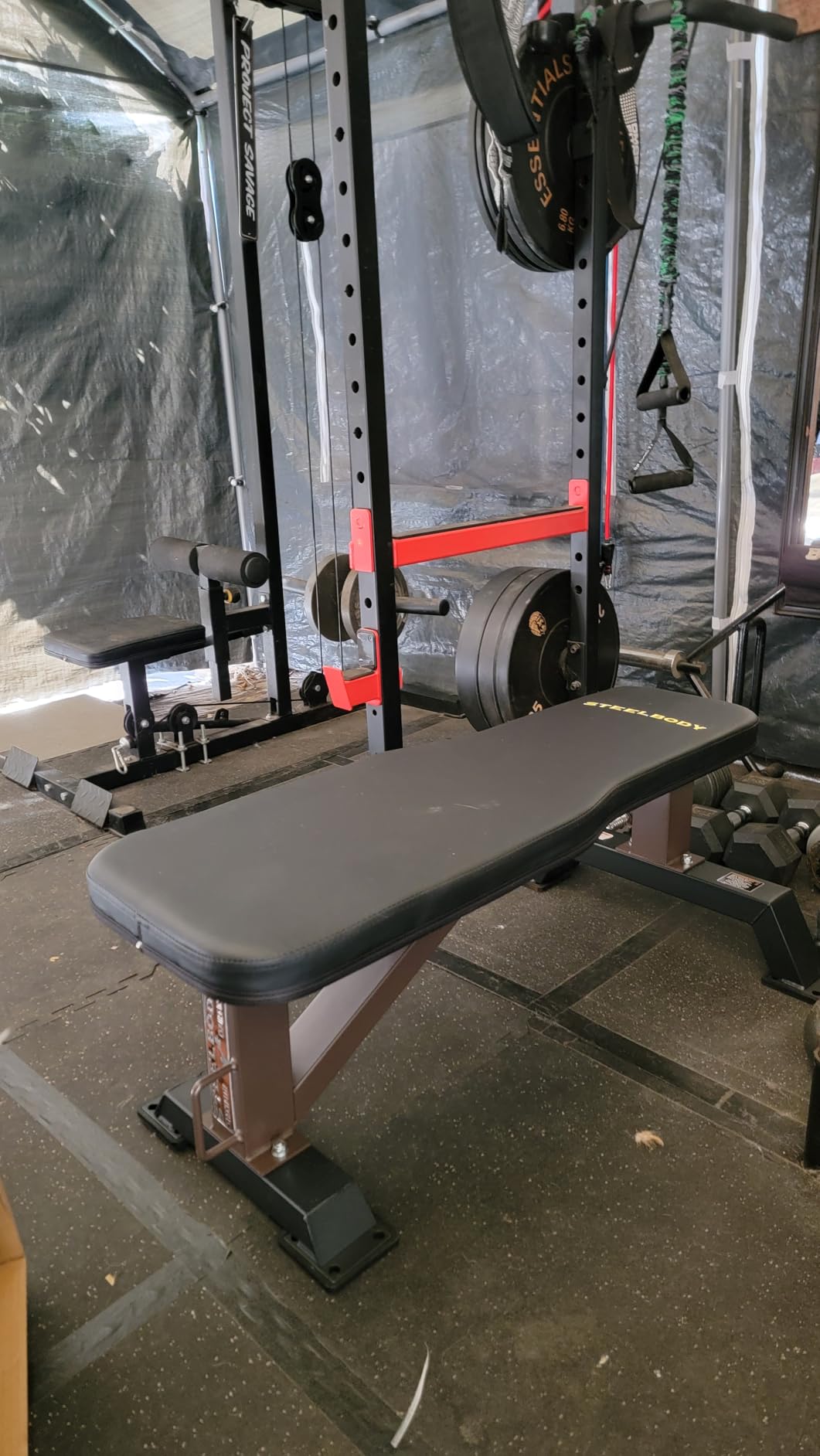 Steelbody Deluxe Utility Weight Bench for Home Gym Weightlifting and Strength Training customer photo 2