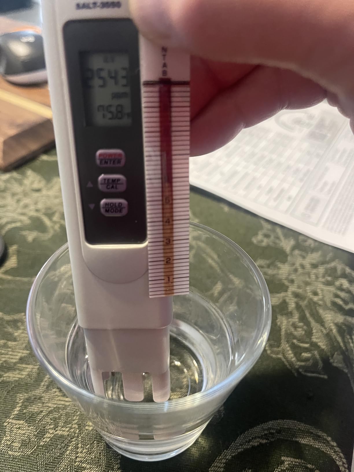 SALT-3050 Waterproof IP65 Meter, Digital Salinity PPM Temperature Tester for Salt Water Pool and Koi Fish Pond customer photo 1