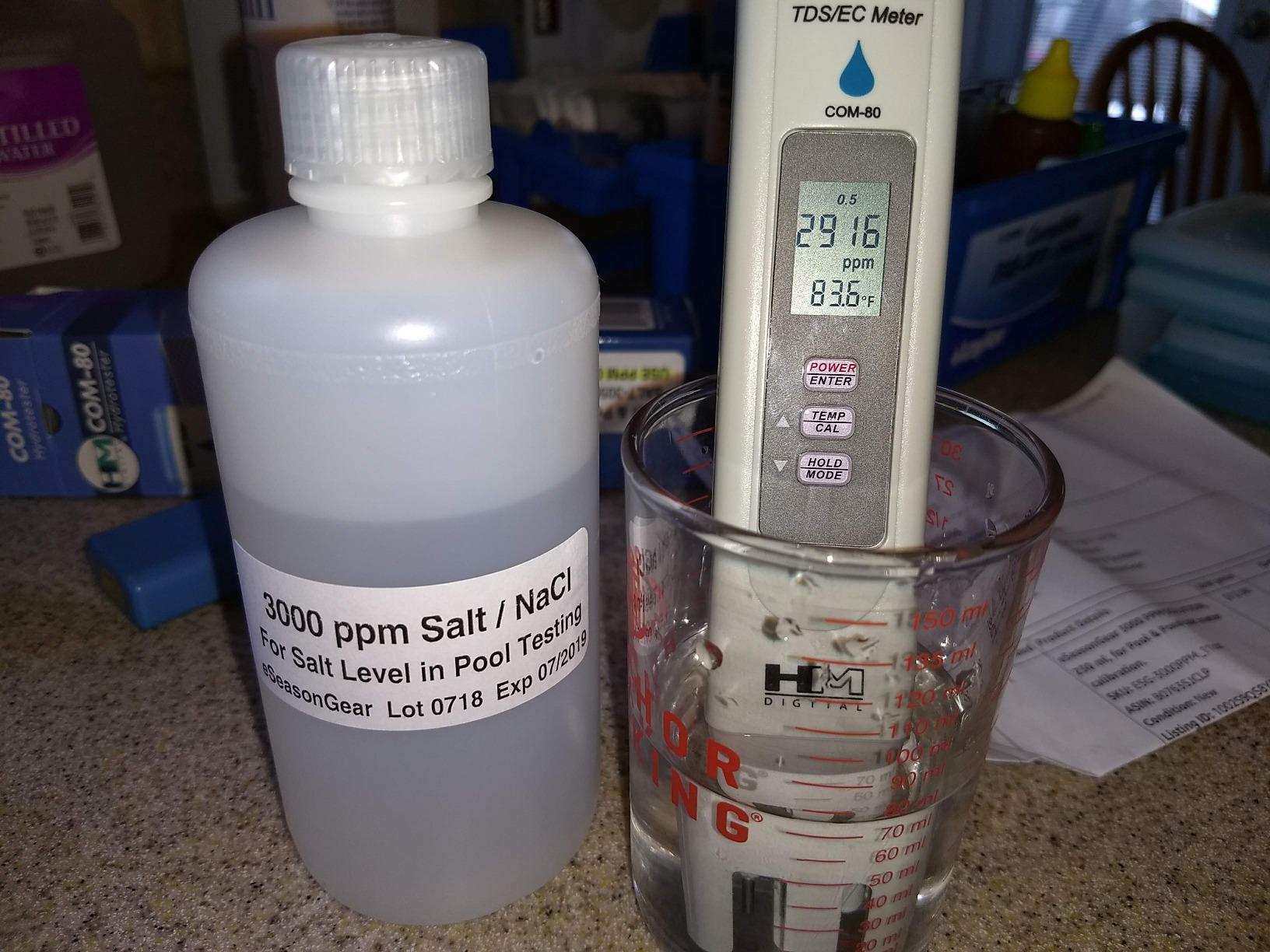 SALT-3050 Waterproof IP65 Meter, Digital Salinity PPM Temperature Tester for Salt Water Pool and Koi Fish Pond customer photo 2