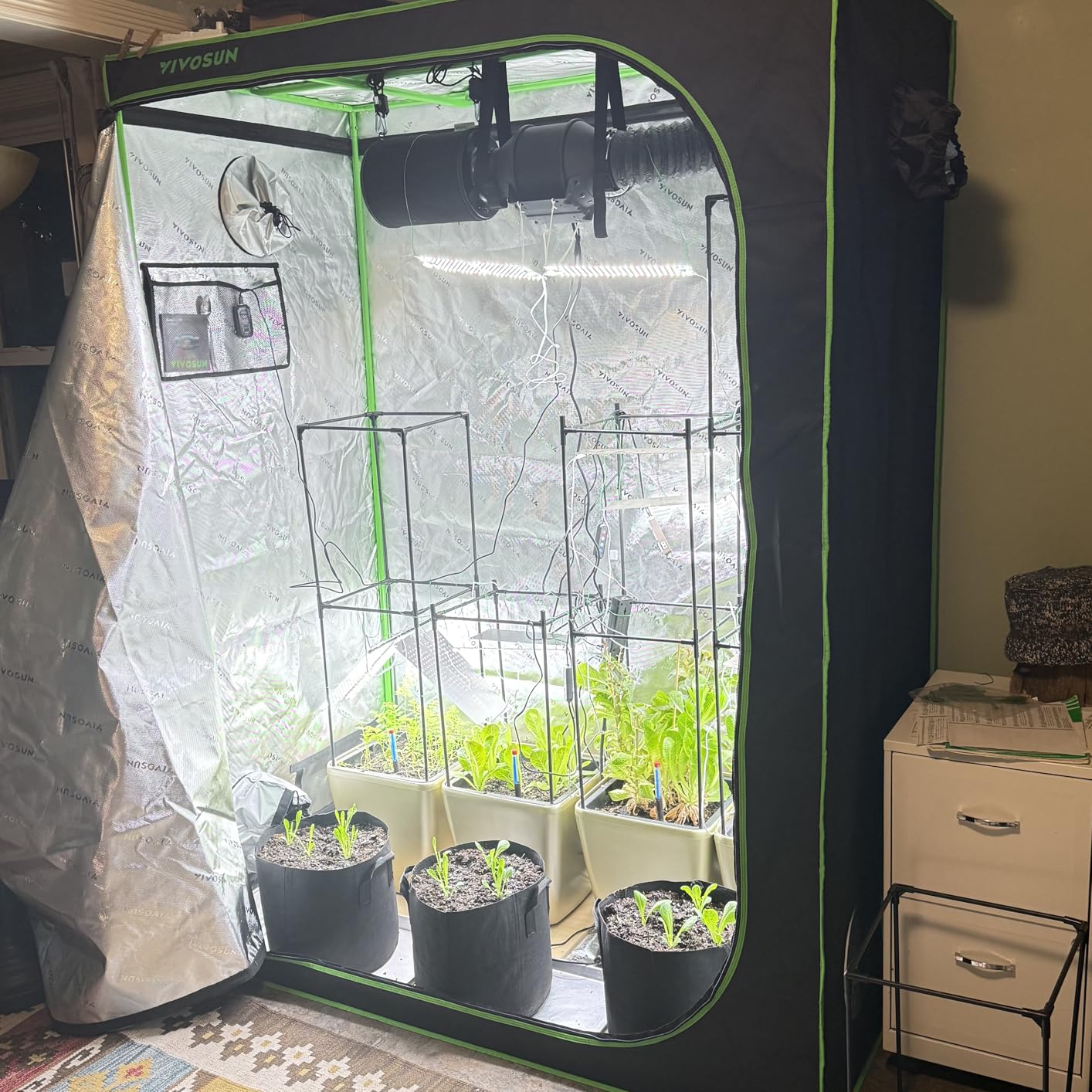 VIVOSUN S558 5x5 Grow Tent 60