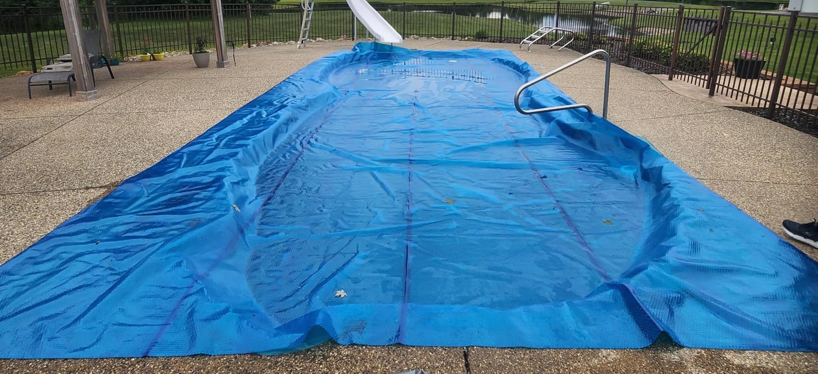 Sun2Solar Clear 20 ft x 40 ft Rectangle Pool Solar Cover | 16 Mil customer photo 2