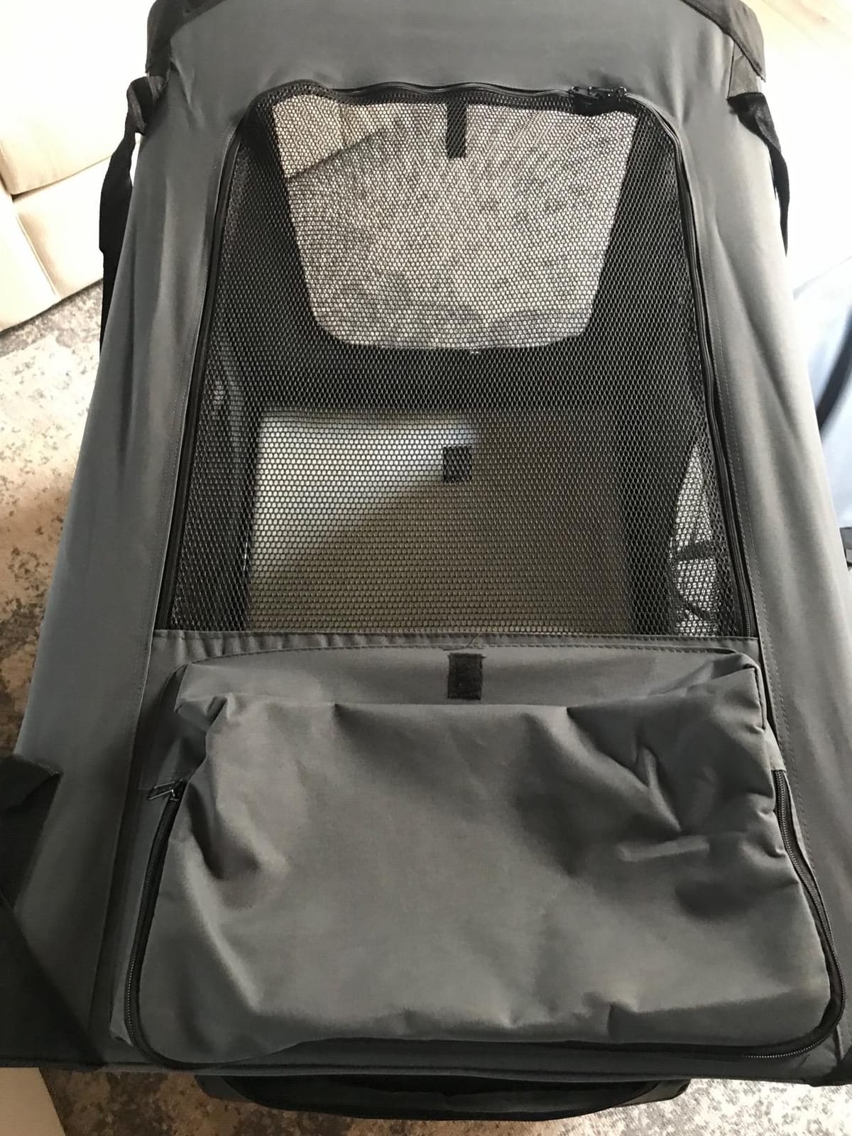 EliteField 3-Door Soft Dog Crate with Bed & Carrying Bag (2-Year Warranty) customer photo 1
