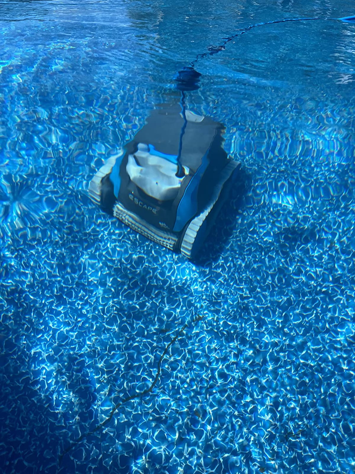 Dolphin Escape Robotic Pool Cleaner (2026 Model) — Massive Top-Loading Filter, Dual Motors, HyperBrush, HyperGrip Tracks, Smart Navigation — for Above Ground & In-Ground Pools up to 33ft customer photo 1