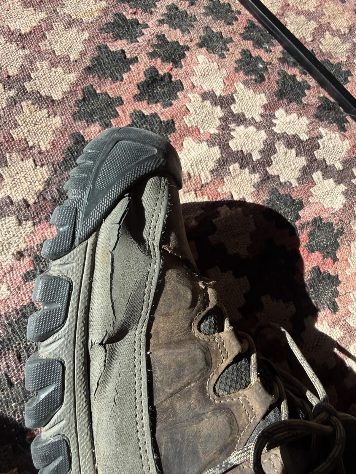 KEEN Men's Targhee 3 Mid Height Waterproof Hiking Boots, Black Olive/Golden Brown, 9.5 Wide US customer photo 2