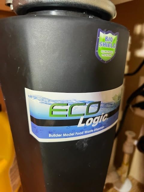 Eco Logic 1/3 HP Garbage Disposal, Universal 3-Bolt Mount, Power Cord customer photo 2