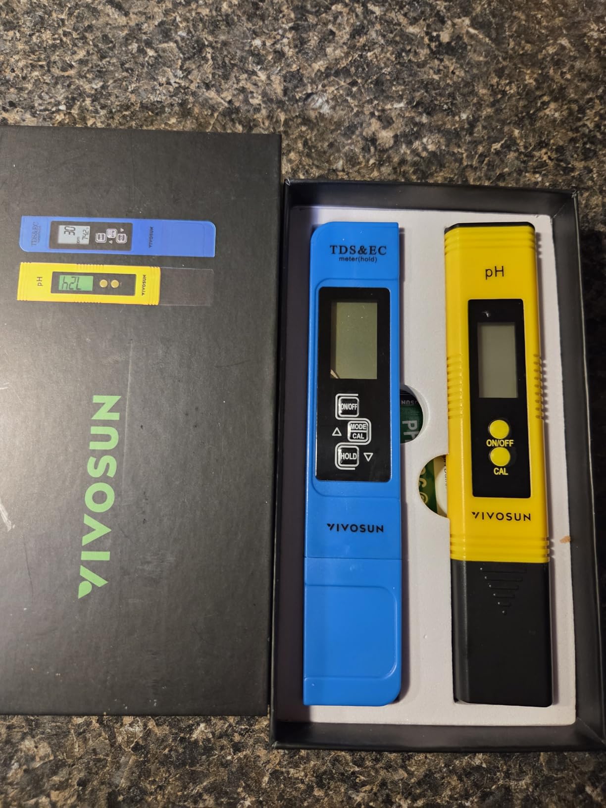 VIVOSUN Digital pH Meter TDS EC Meter for Water 0.01 Accuracy Hydroponics customer photo 1