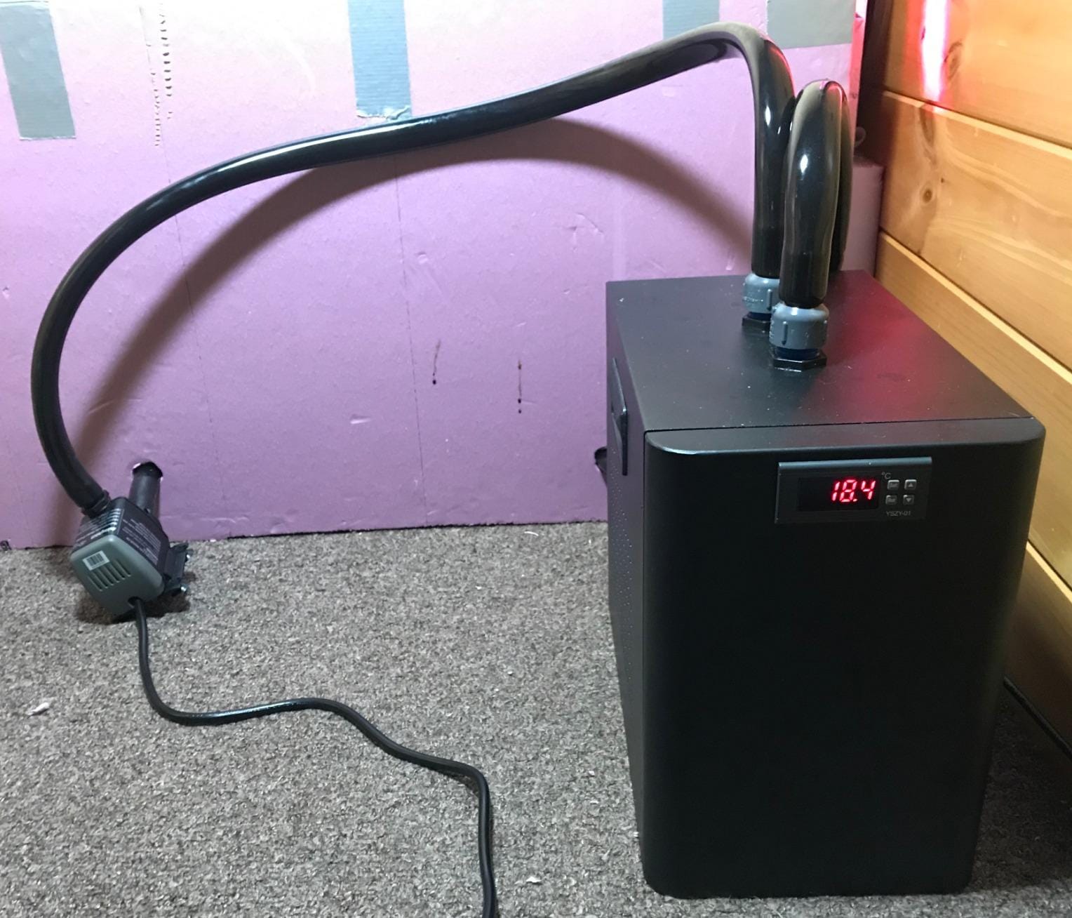 BAOSHISHAN 1/10 HP Aquarium Chiller 42 Gal Fish Tank Water Chiller 110V customer photo 2