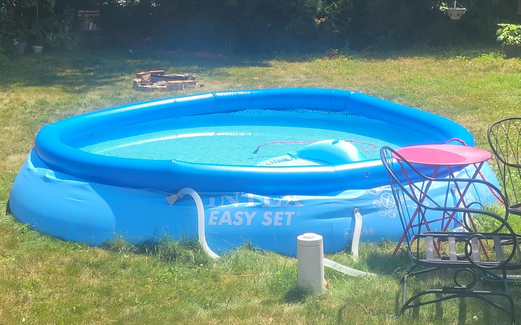 INTEX Easy Set 15 ft x 48in Inflatable Ring Above Ground Pool Set w/Pump customer photo 1