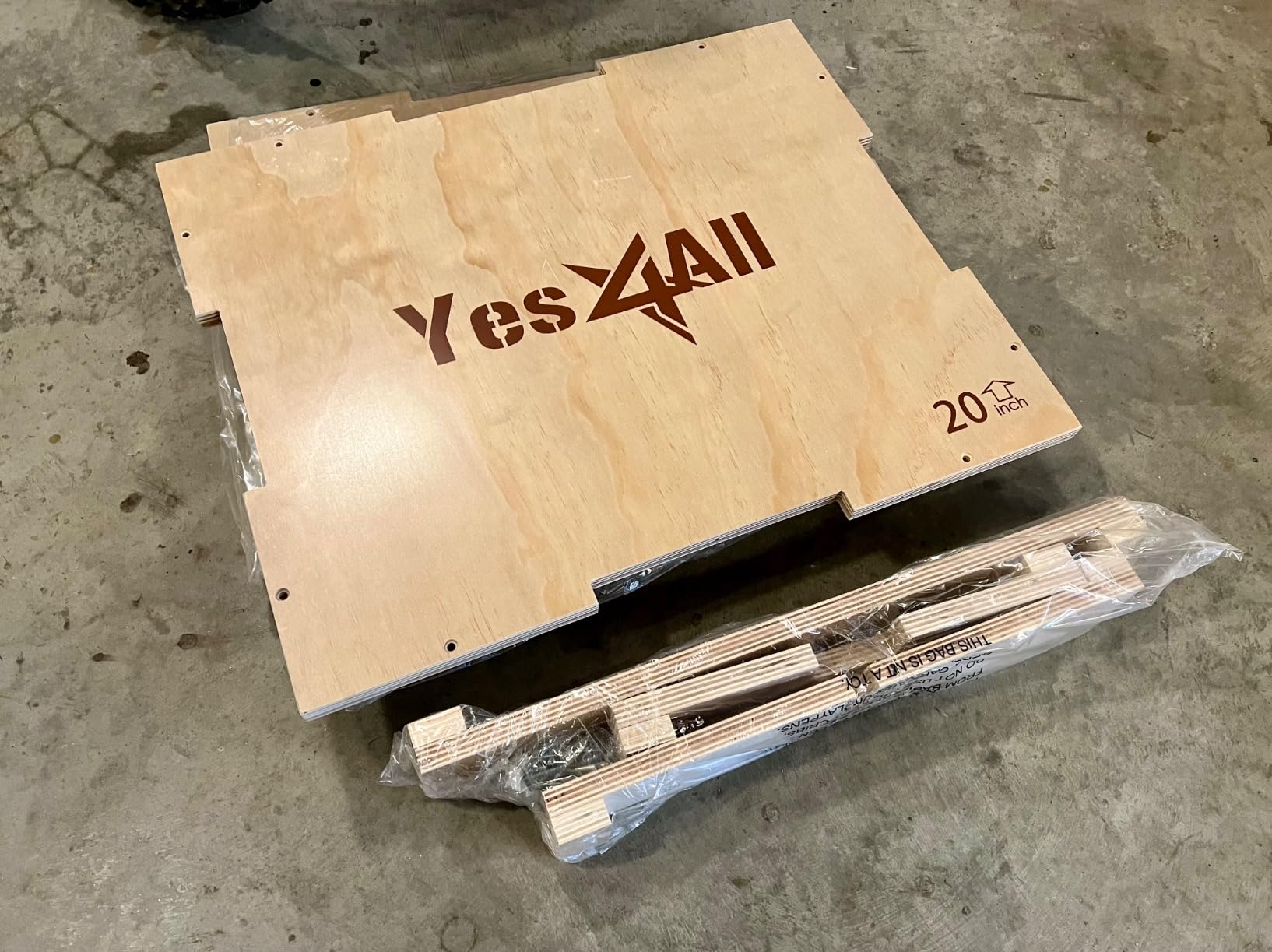 Yes4All 3-in-1 Wooden Plyo Box for Home Gym customer photo 2