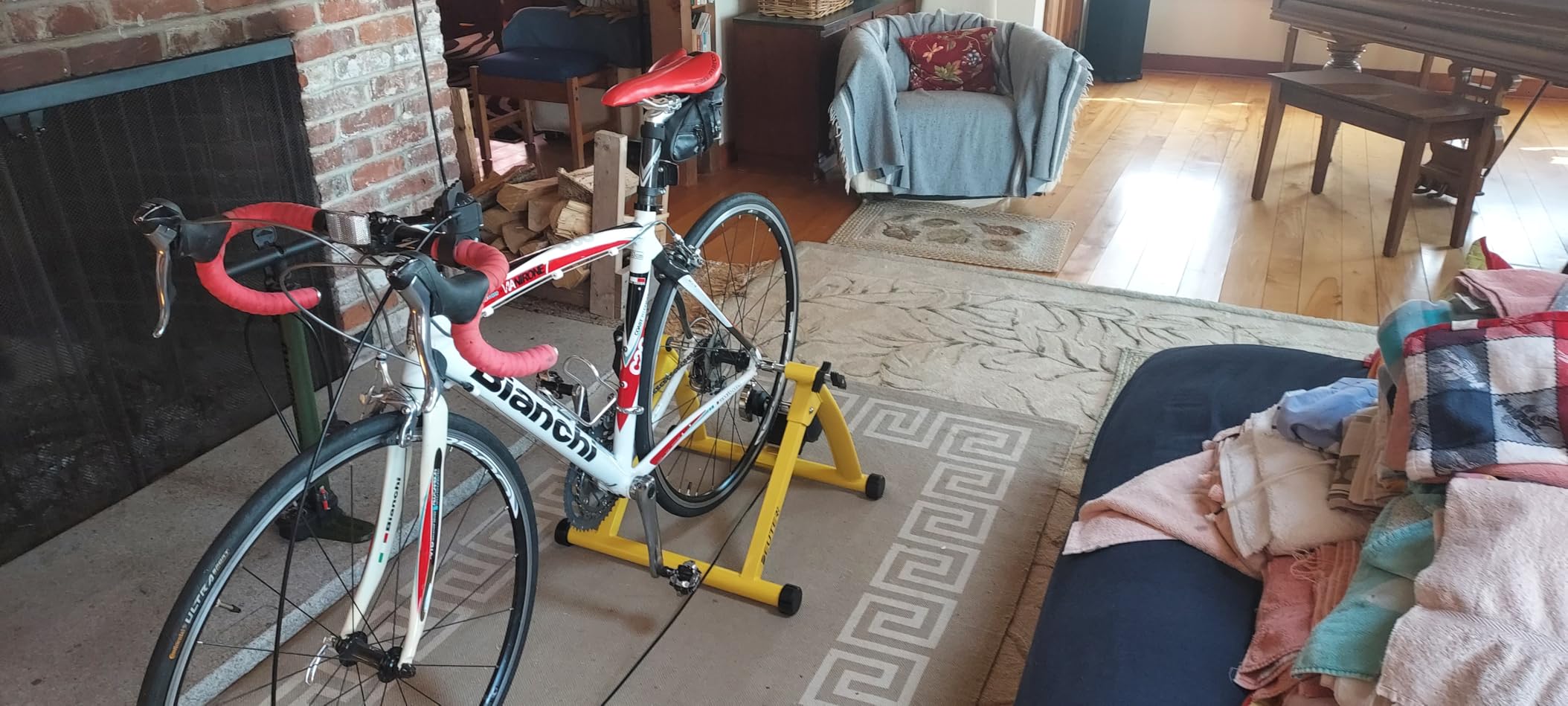 Bike Trainer, Magnetic Bicycle Stationary Stand for Indoor Exercise Riding customer photo 1