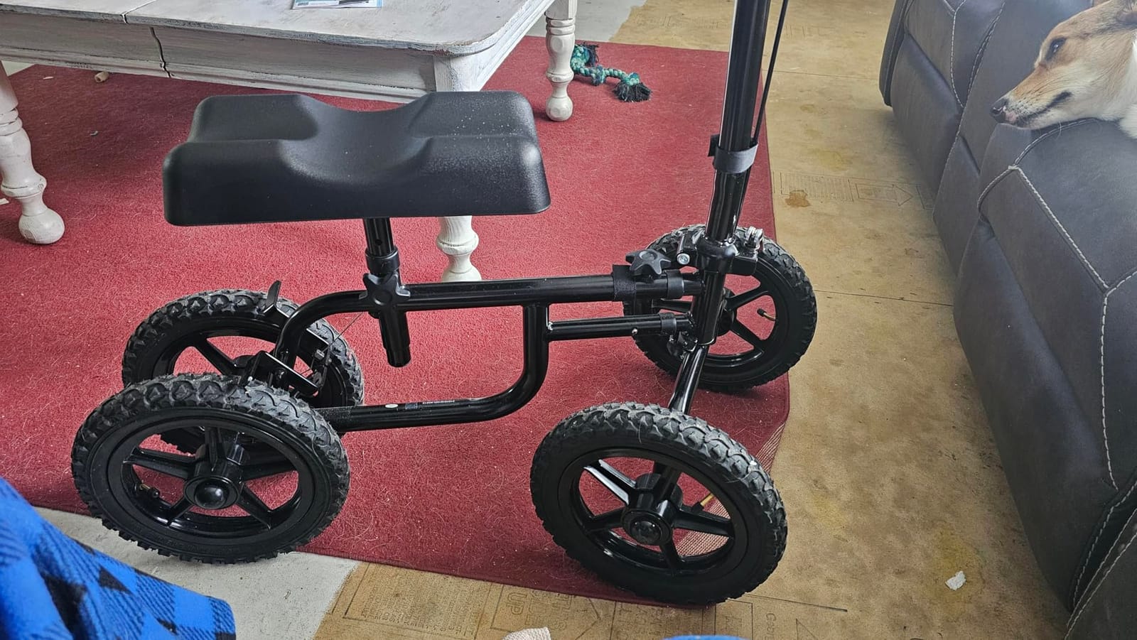 Vive Mobility All Terrain Knee Scooter Walker for Foot Injuries - Adult customer photo 2