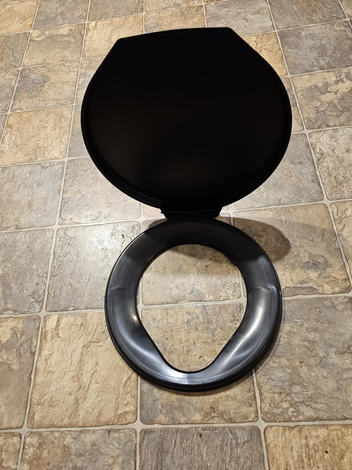 72 HRS Premium Portable Camping Toilet Seat with Lid for 5 Gallon Buckets customer photo 2